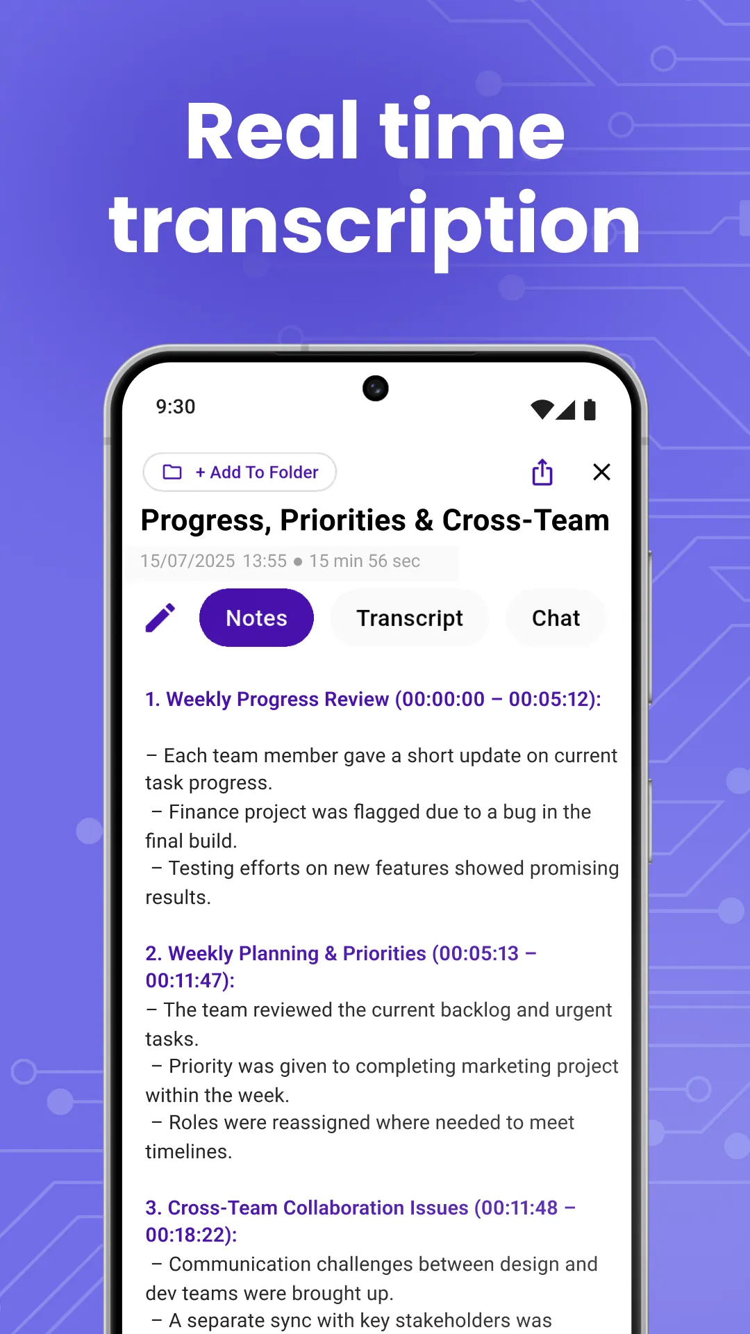 Instant AI Notes & Transcript | Indus Appstore | Screenshot