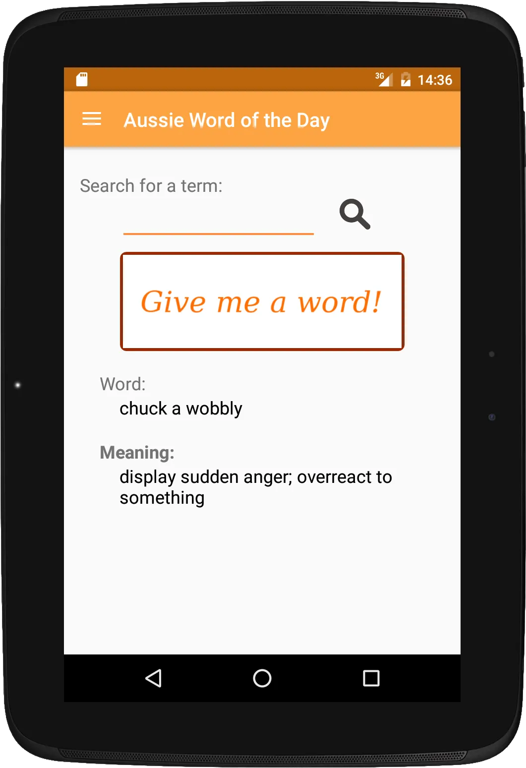 Aussie Word of the Day | Indus Appstore | Screenshot