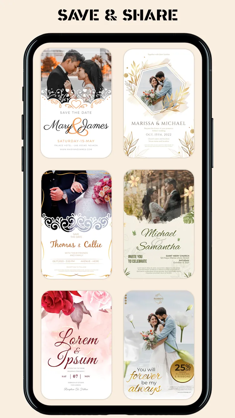 Wedding Invitation Card Maker | Indus Appstore | Screenshot