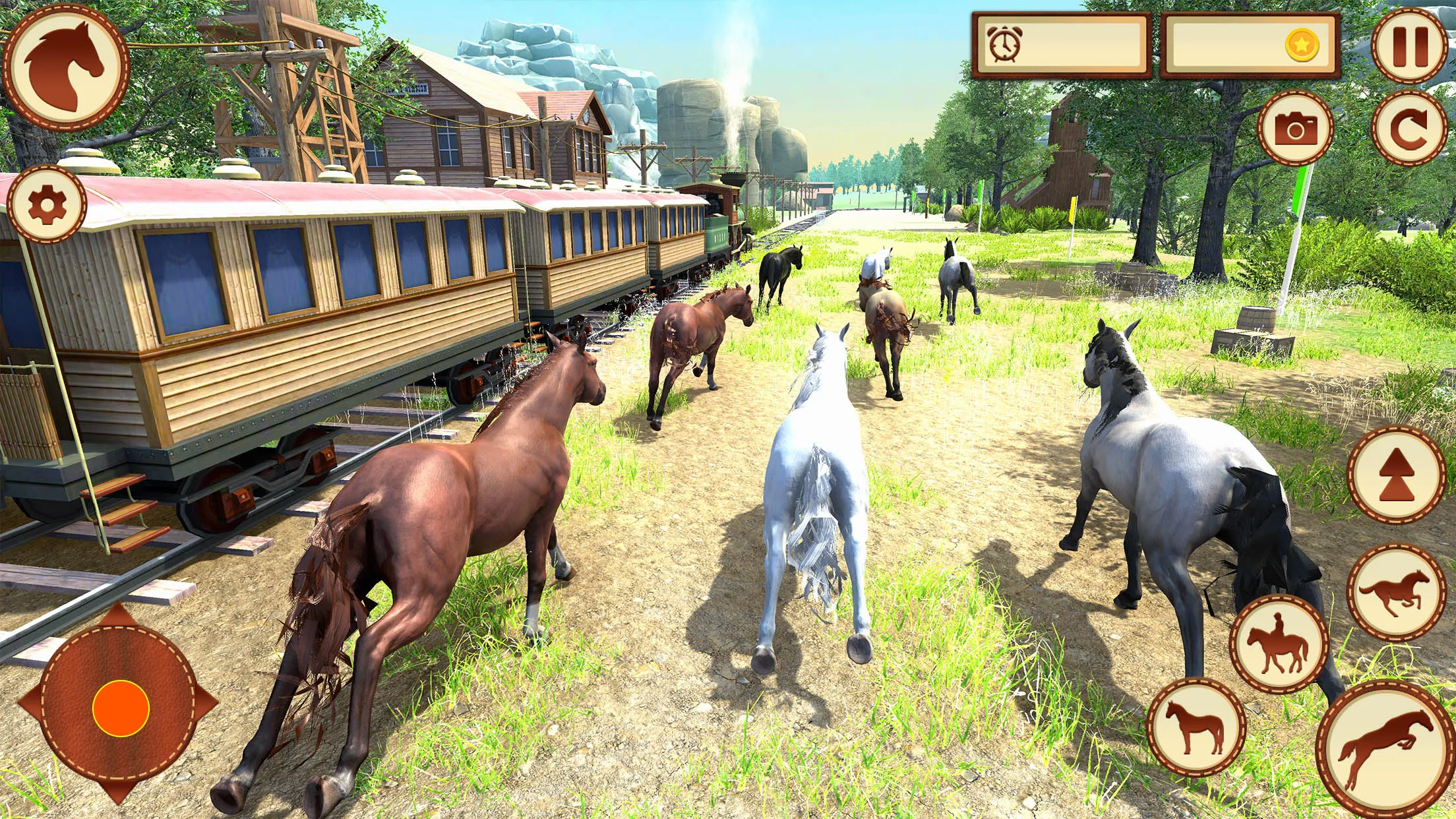 Virtual Wild Horse Family Sim | Indus Appstore | Screenshot