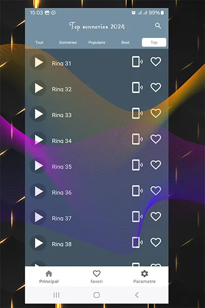 Popular Ringtones 2024 | Indus Appstore | Screenshot