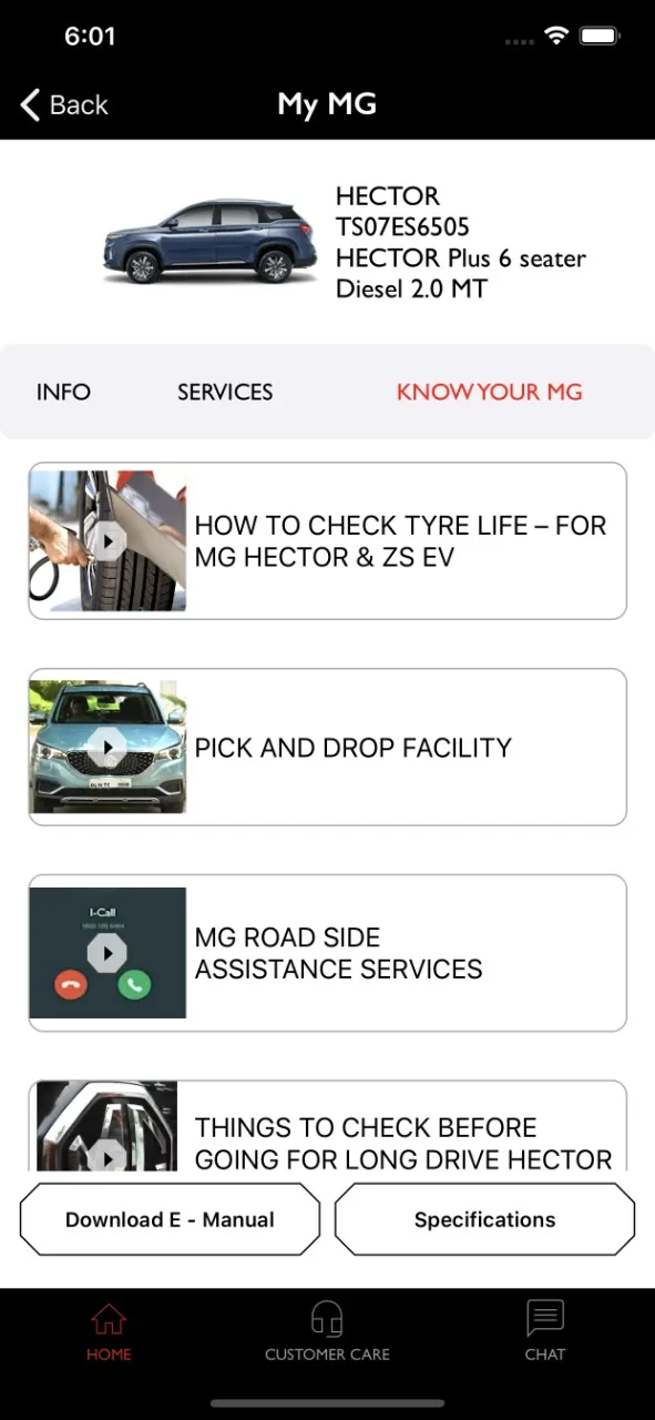 My MG | Indus Appstore | Screenshot