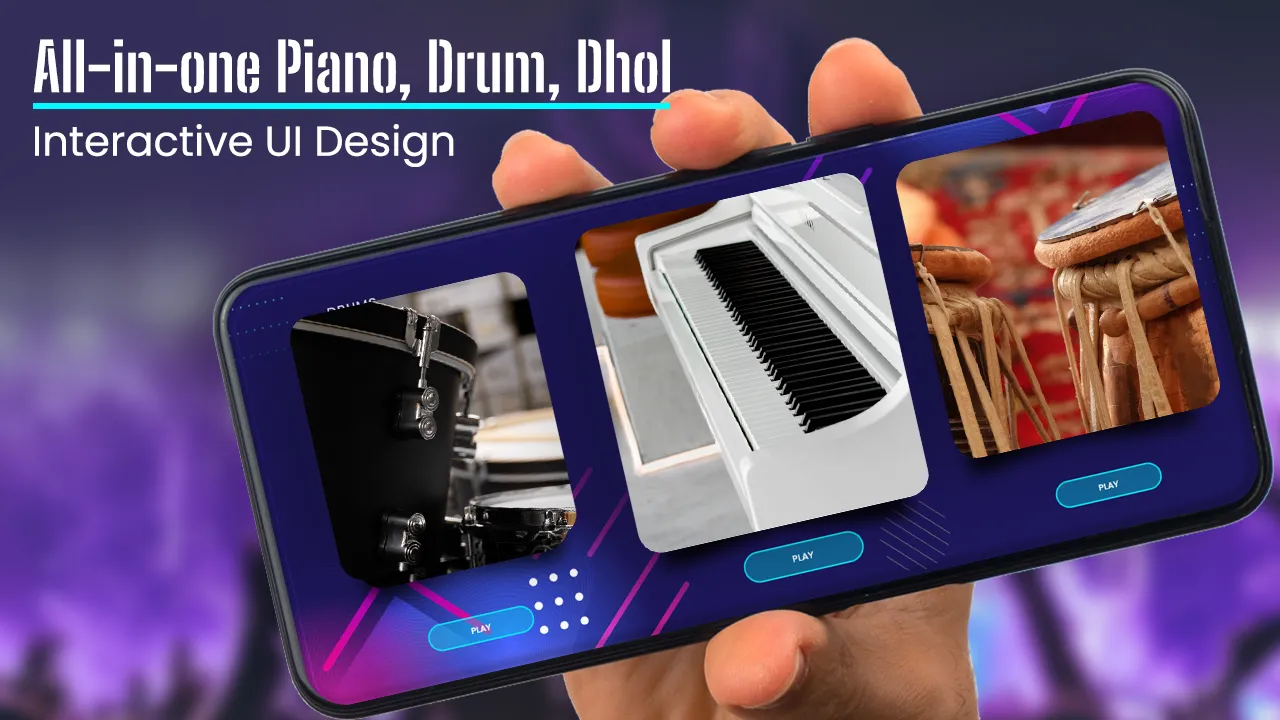 All-in-one: Piano, Drum, Dhol | Indus Appstore | Screenshot