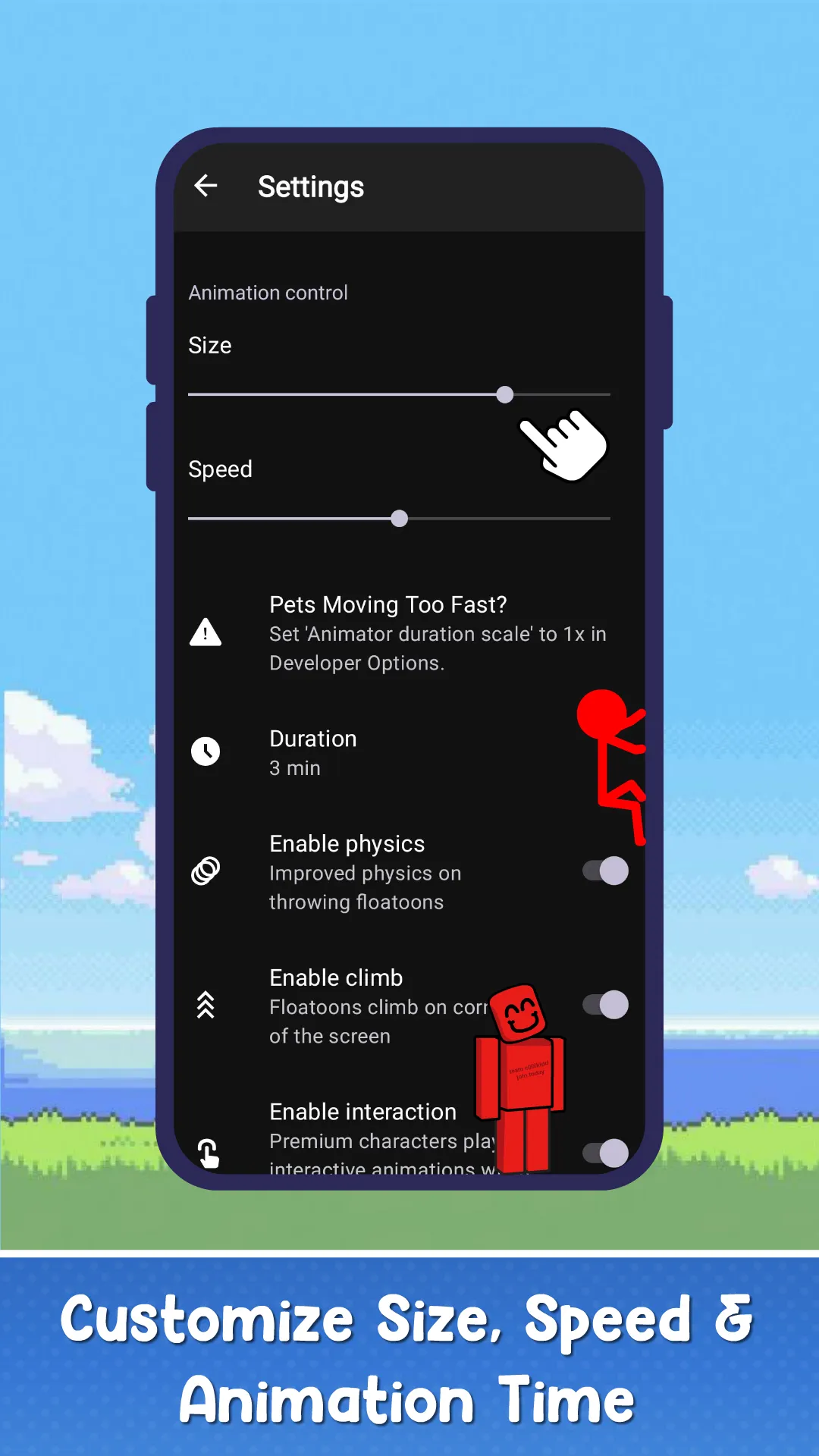Floatoon: Create Shimeji Pets | Indus Appstore | Screenshot