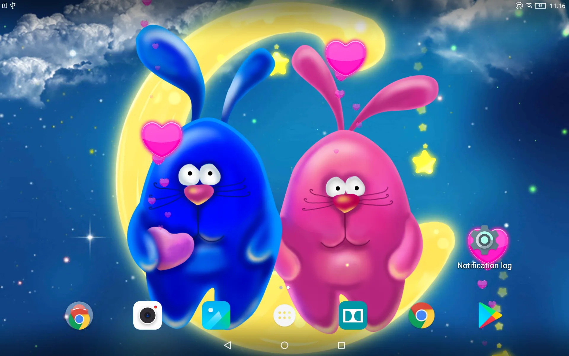 Bunnies Romantic Live Wallpape | Indus Appstore | Screenshot