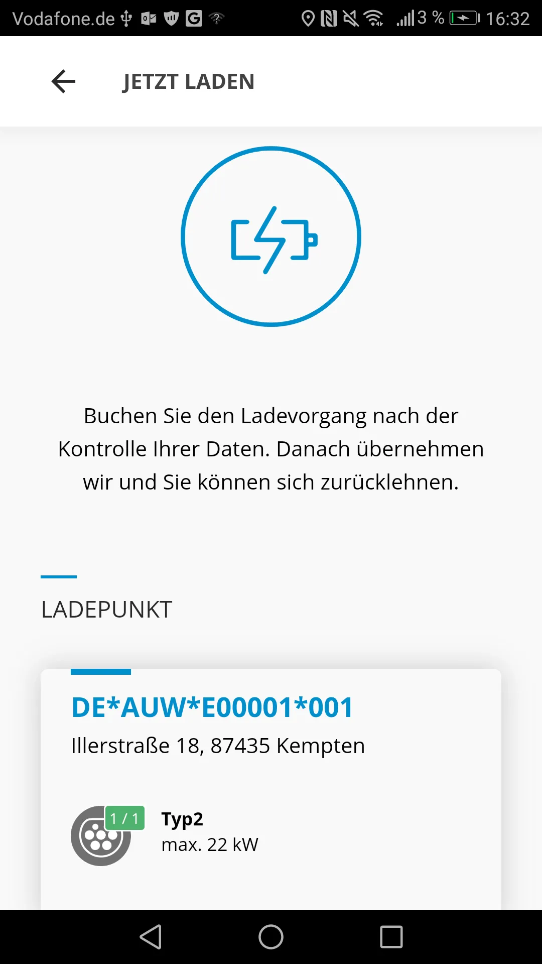 AllgäuStrom Mobil LadeApp | Indus Appstore | Screenshot