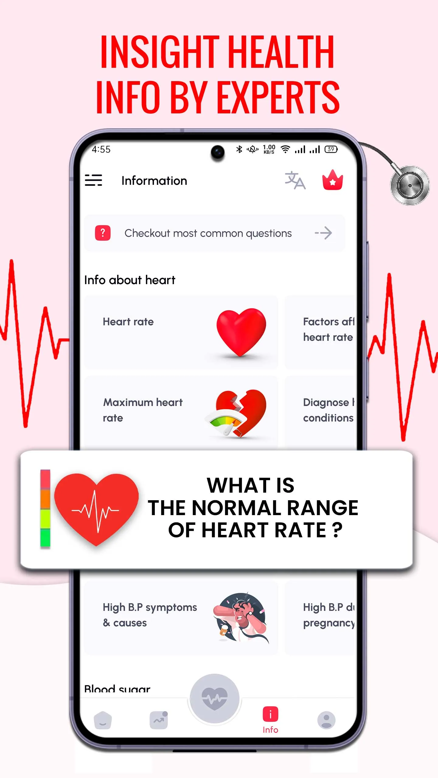 Heart Rate Monitor BPM Tracker | Indus Appstore | Screenshot