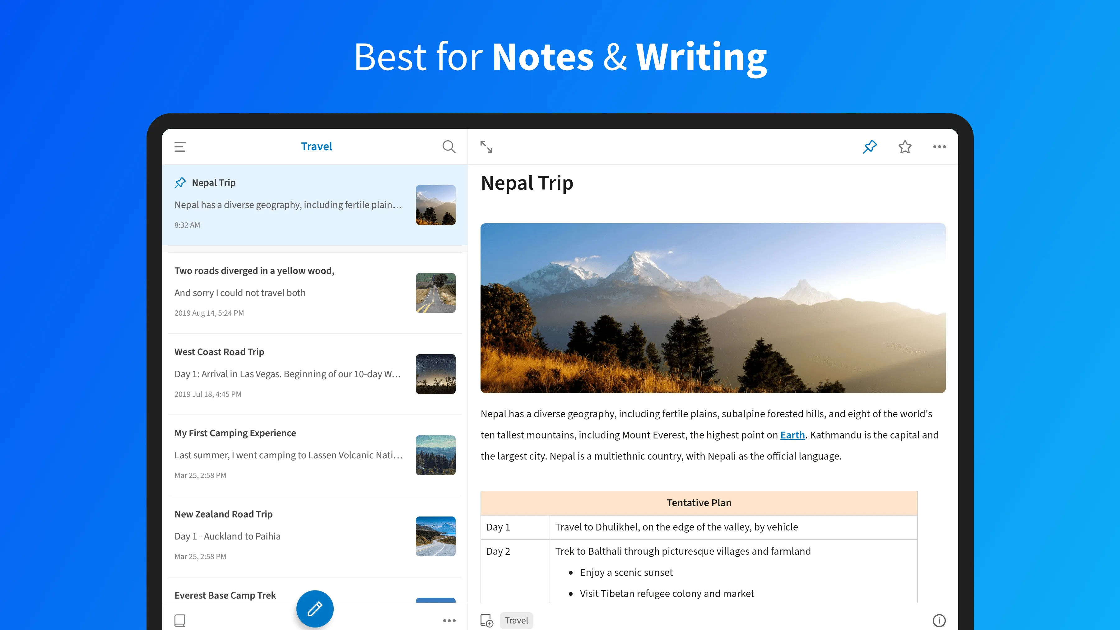 UpNote - notes, diary, journal | Indus Appstore | Screenshot