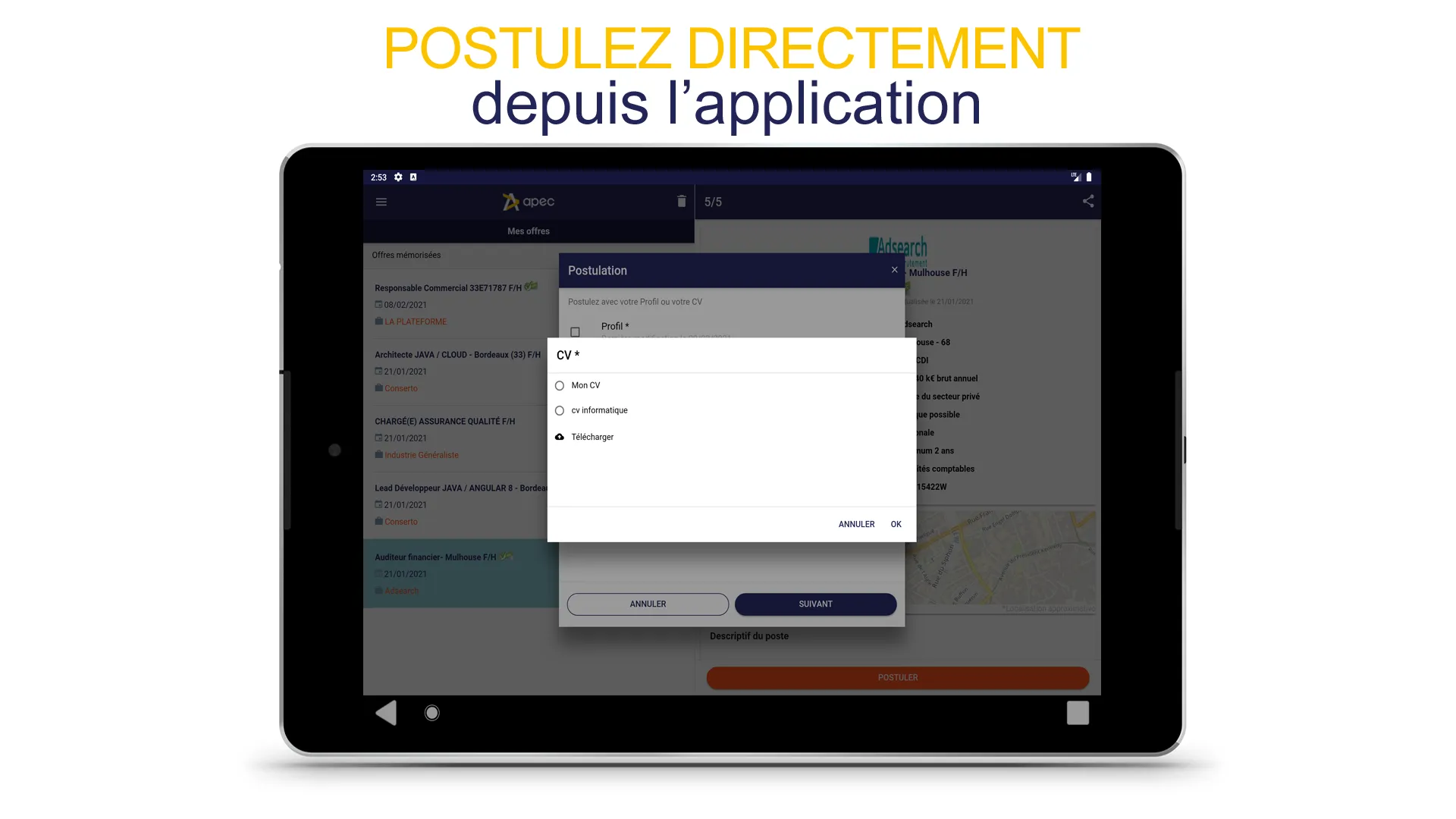 Apec : offres d’emploi cadre | Indus Appstore | Screenshot