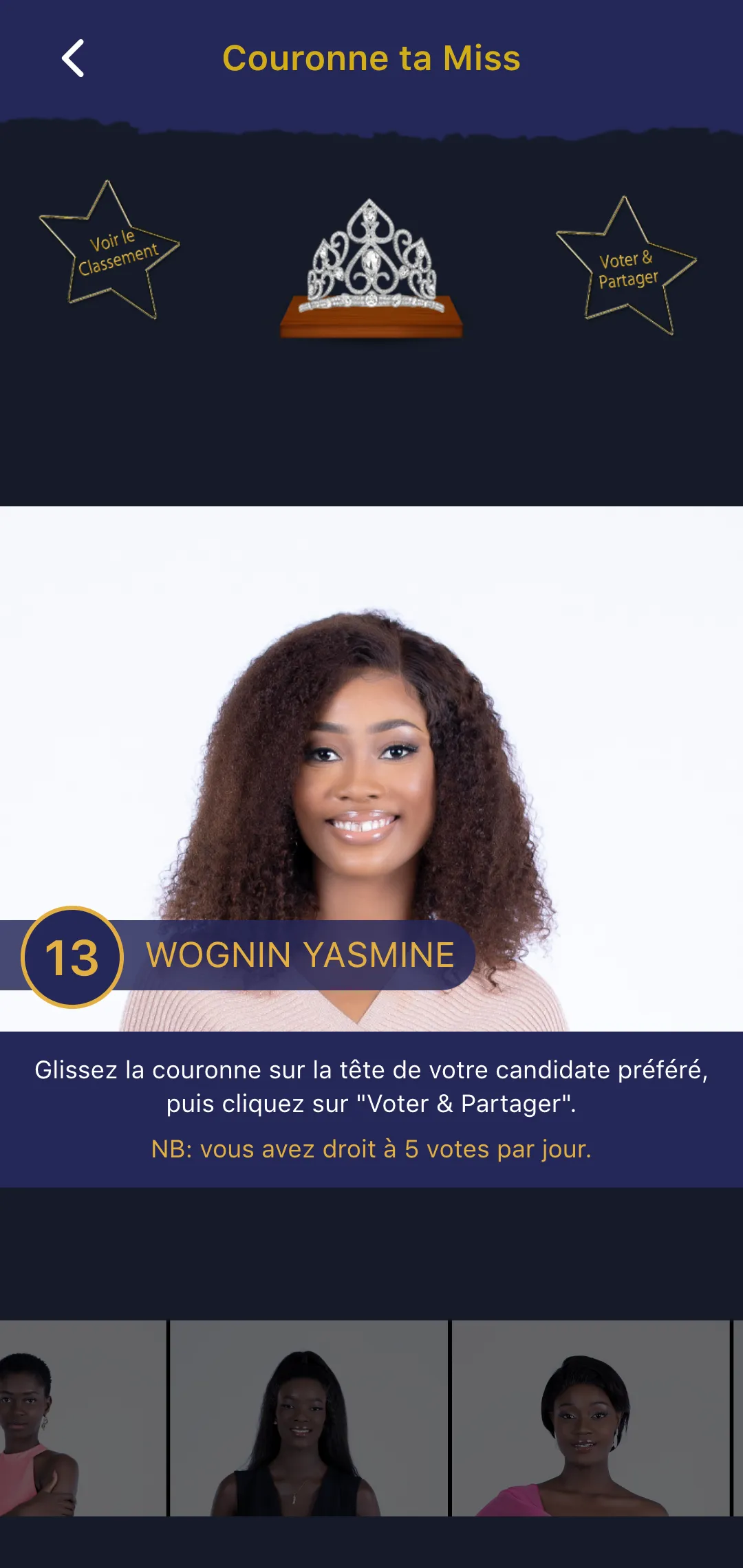 Miss Côte d'ivoire | Indus Appstore | Screenshot