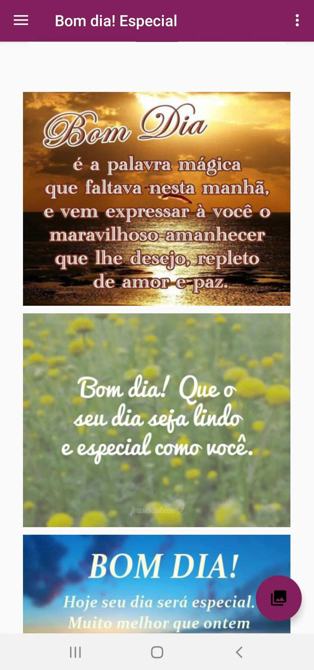 Bom dia, tarde e noite | Indus Appstore | Screenshot