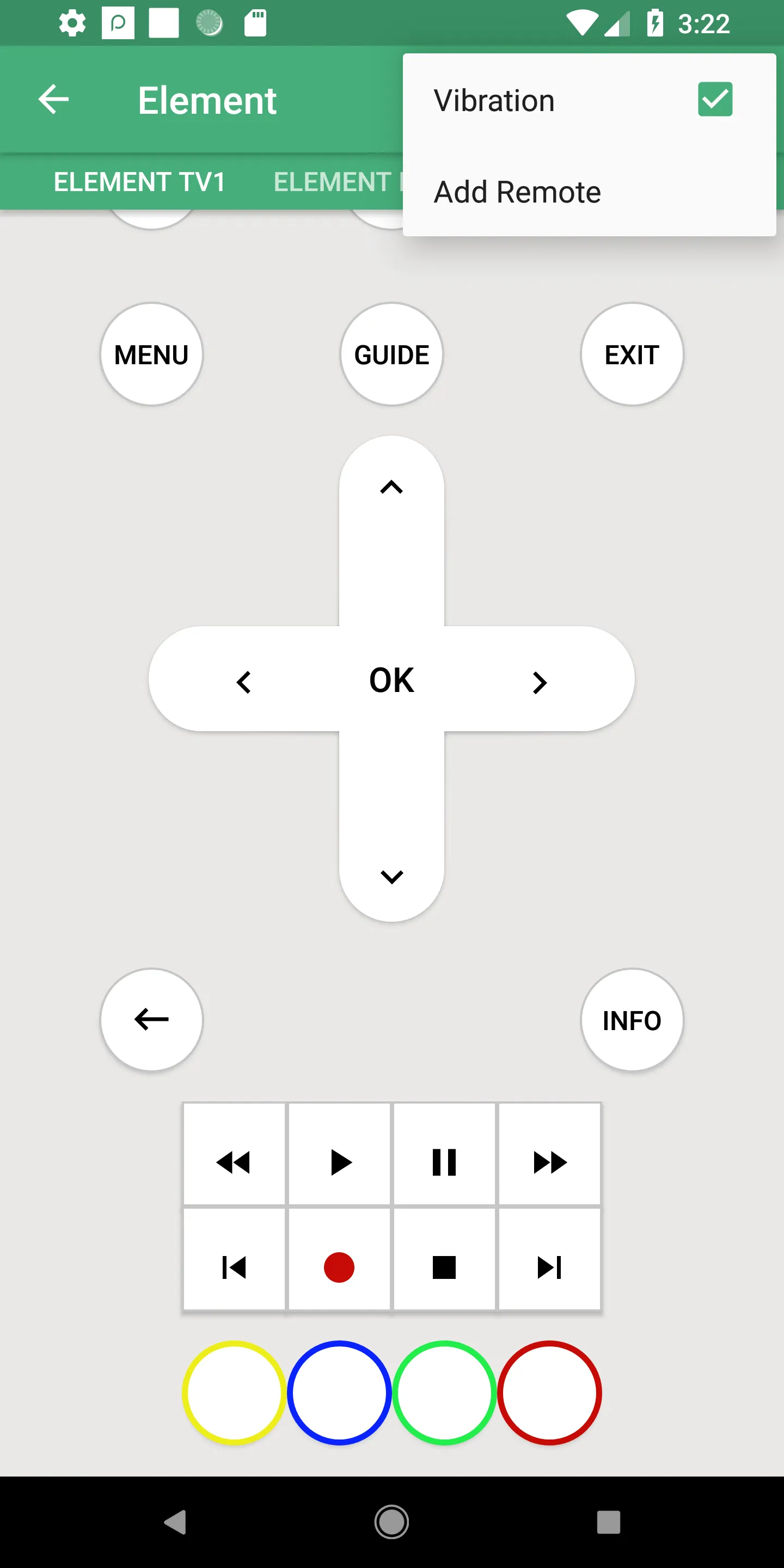 Element TV Remote | Indus Appstore | Screenshot