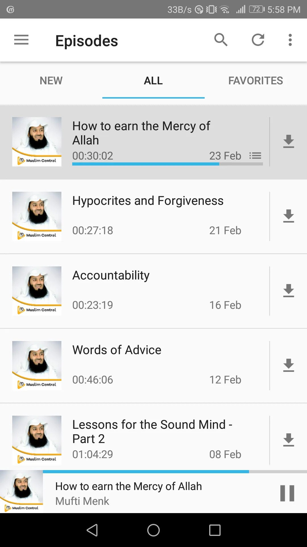 Mufti Menk Official | Indus Appstore | Screenshot