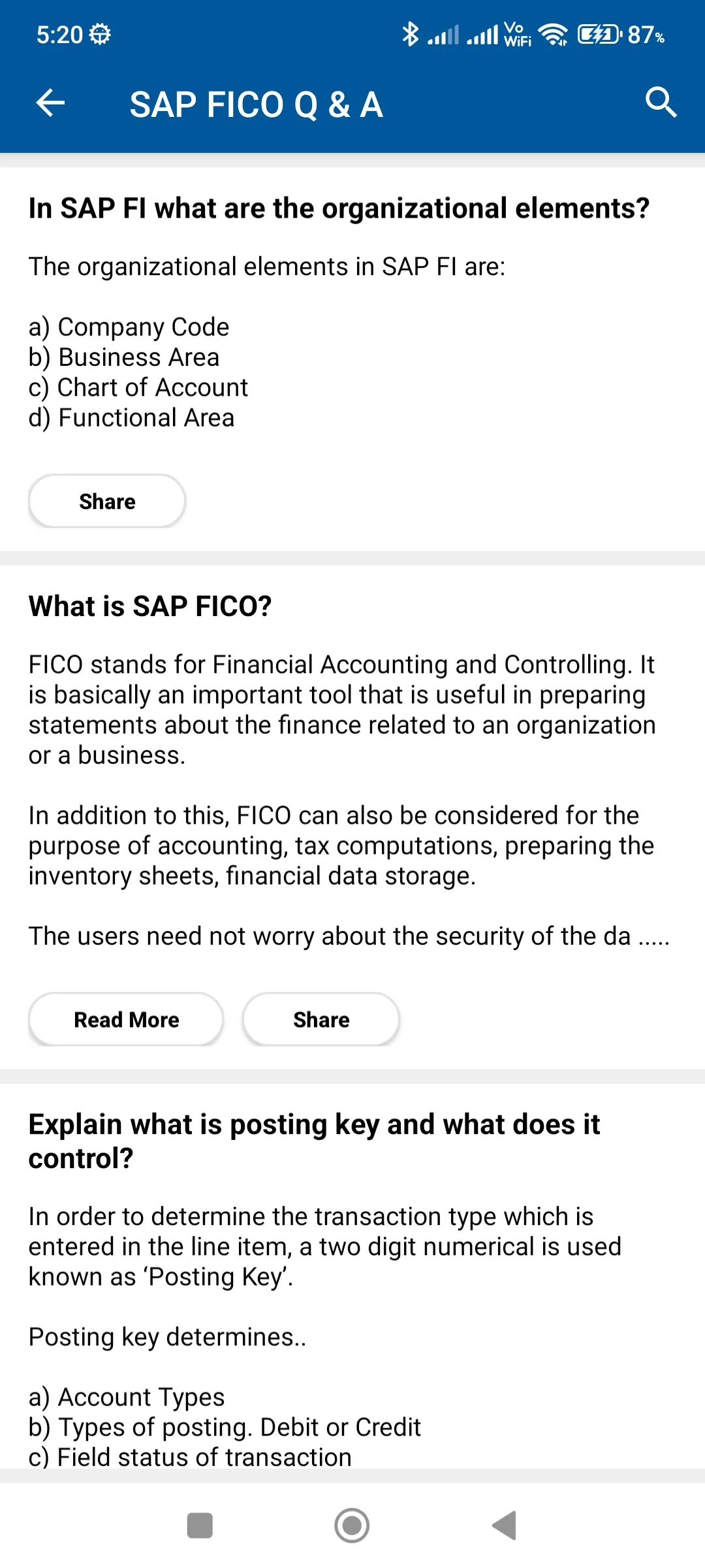 SAP Guide | Indus Appstore | Screenshot