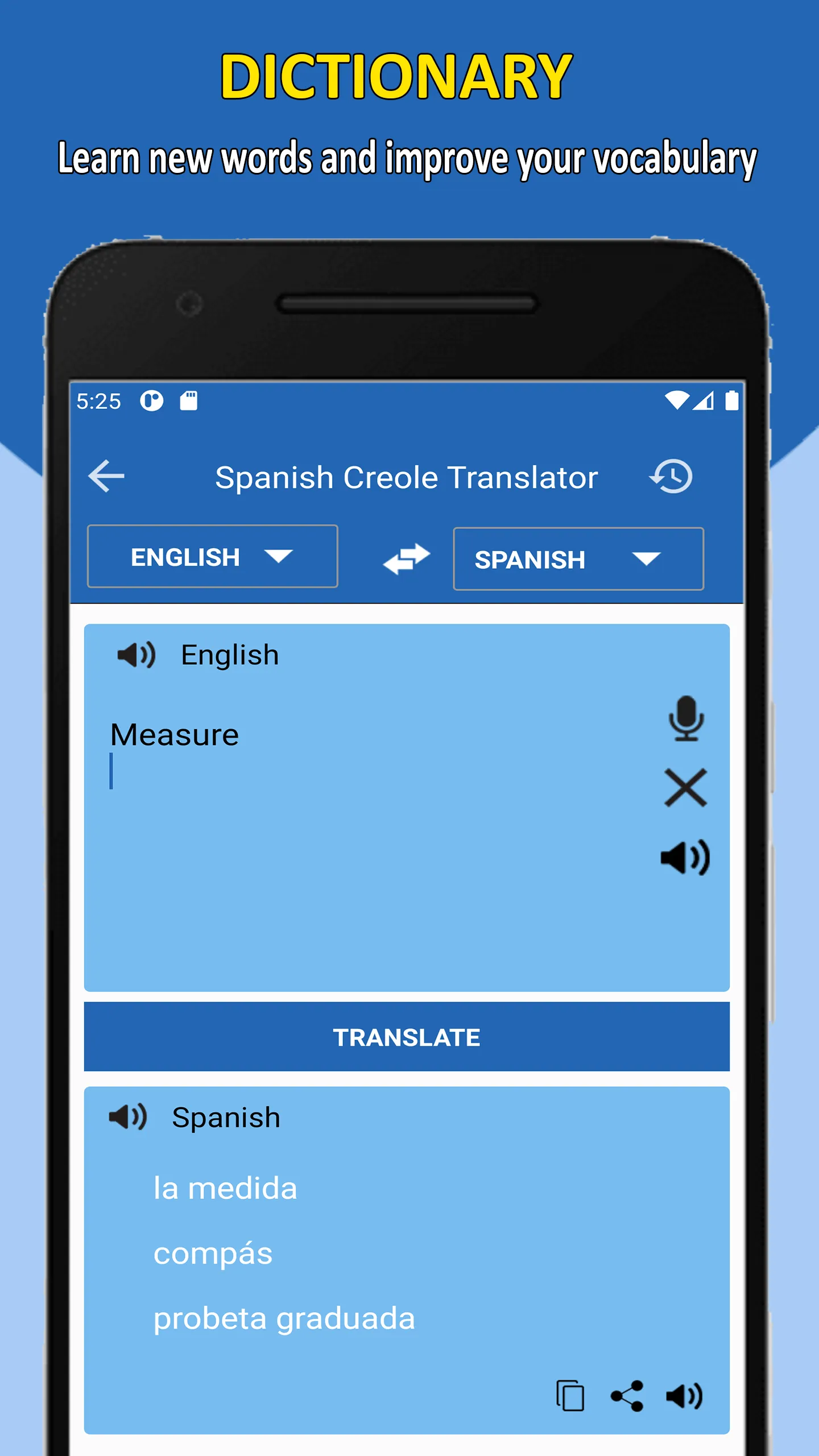 Traduction Creole Espagnol | Indus Appstore | Screenshot