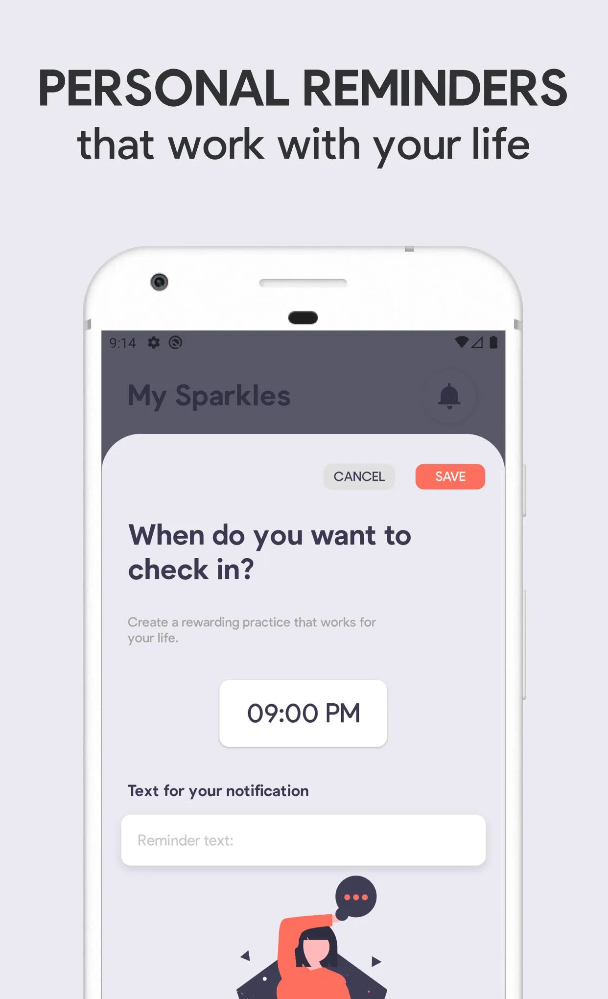 Sparkle: Self-Care Checklist,  | Indus Appstore | Screenshot