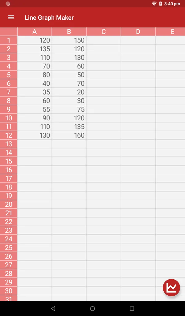 Line Graph Maker | Indus Appstore | Screenshot