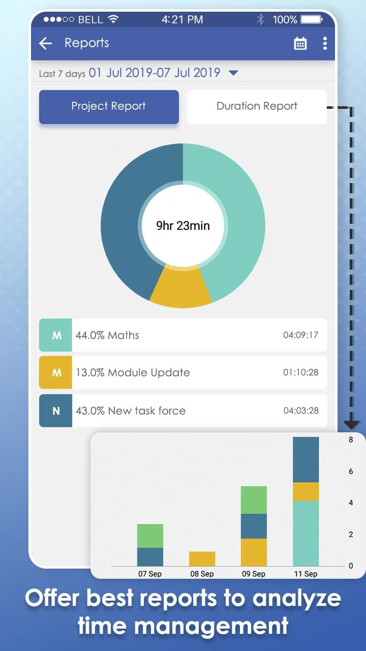 MyHours : Track Your Hours, Ti | Indus Appstore | Screenshot