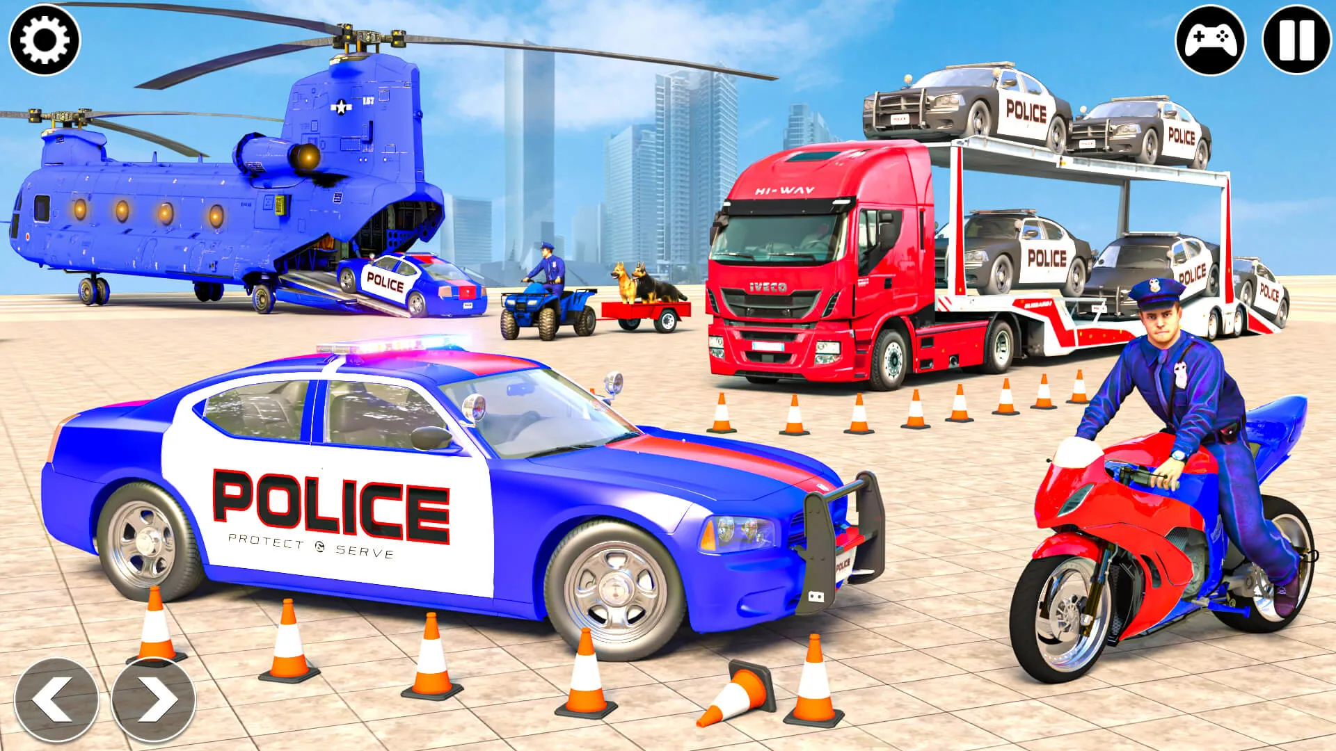 Police Transport Car Parking | Indus Appstore | Screenshot