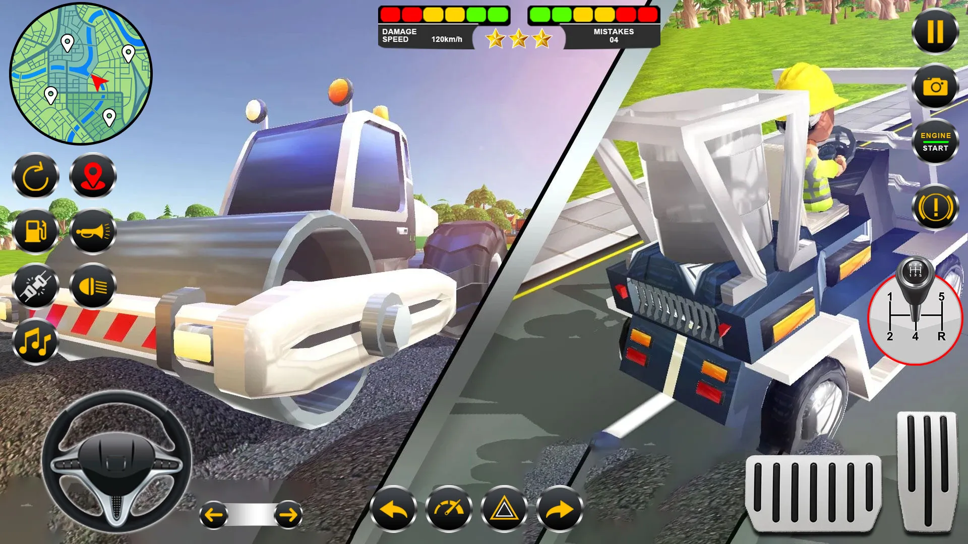 Road Construction Excavator 3D | Indus Appstore | Screenshot