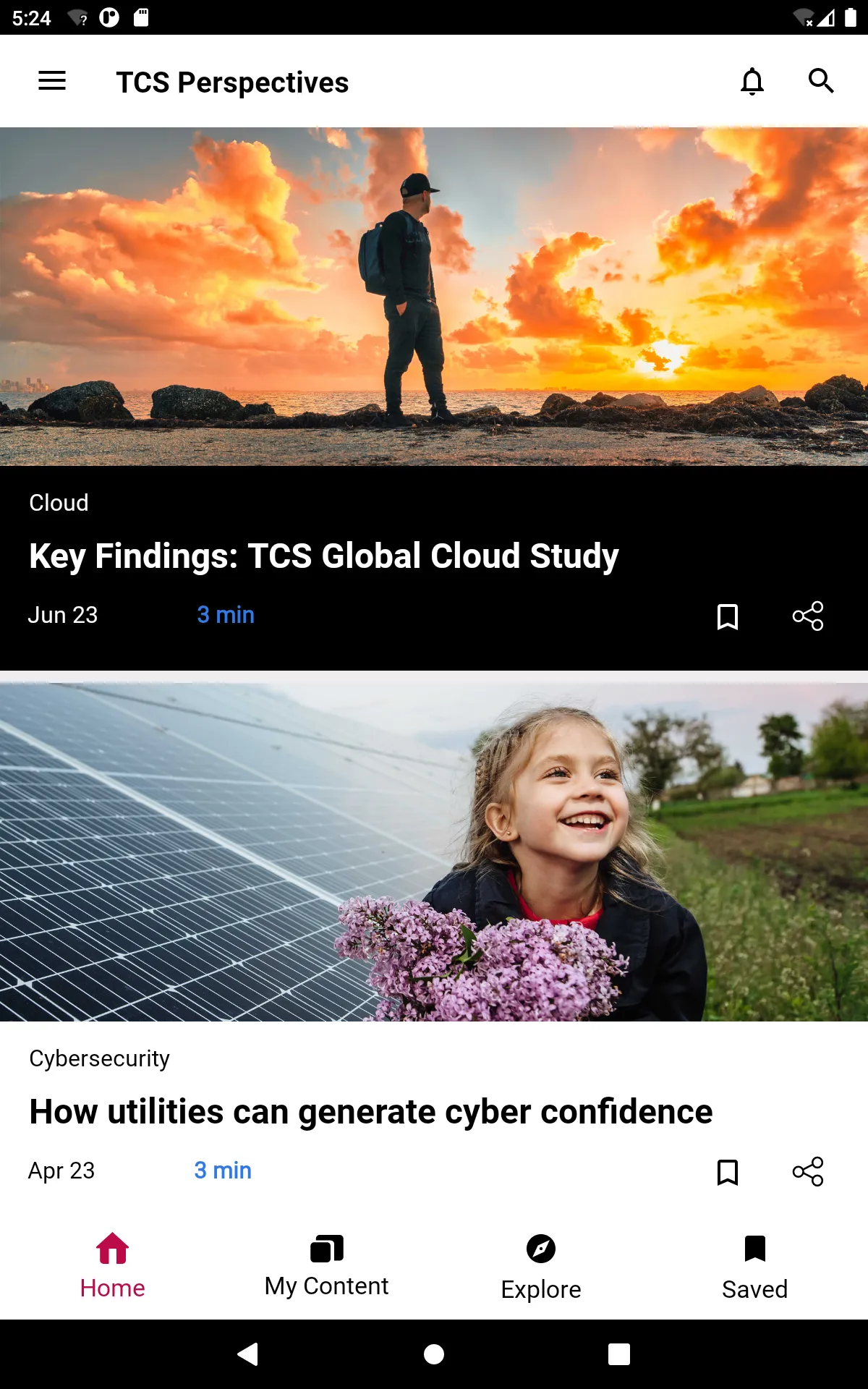 TCS Perspectives | Indus Appstore | Screenshot