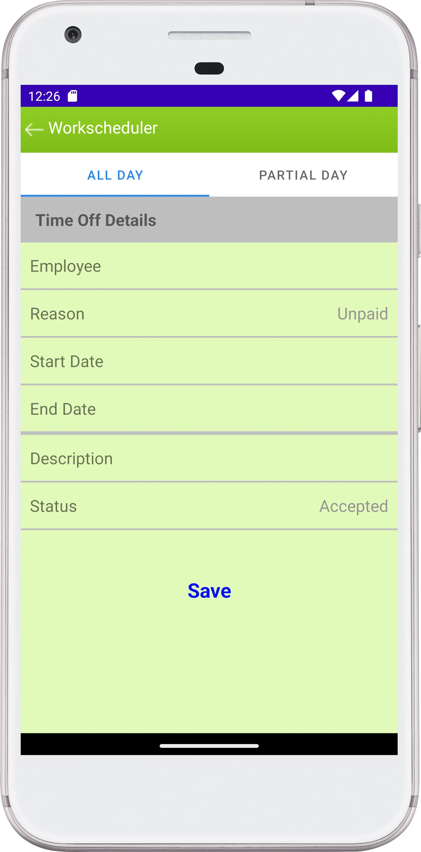 Work Schedule Maker | Indus Appstore | Screenshot