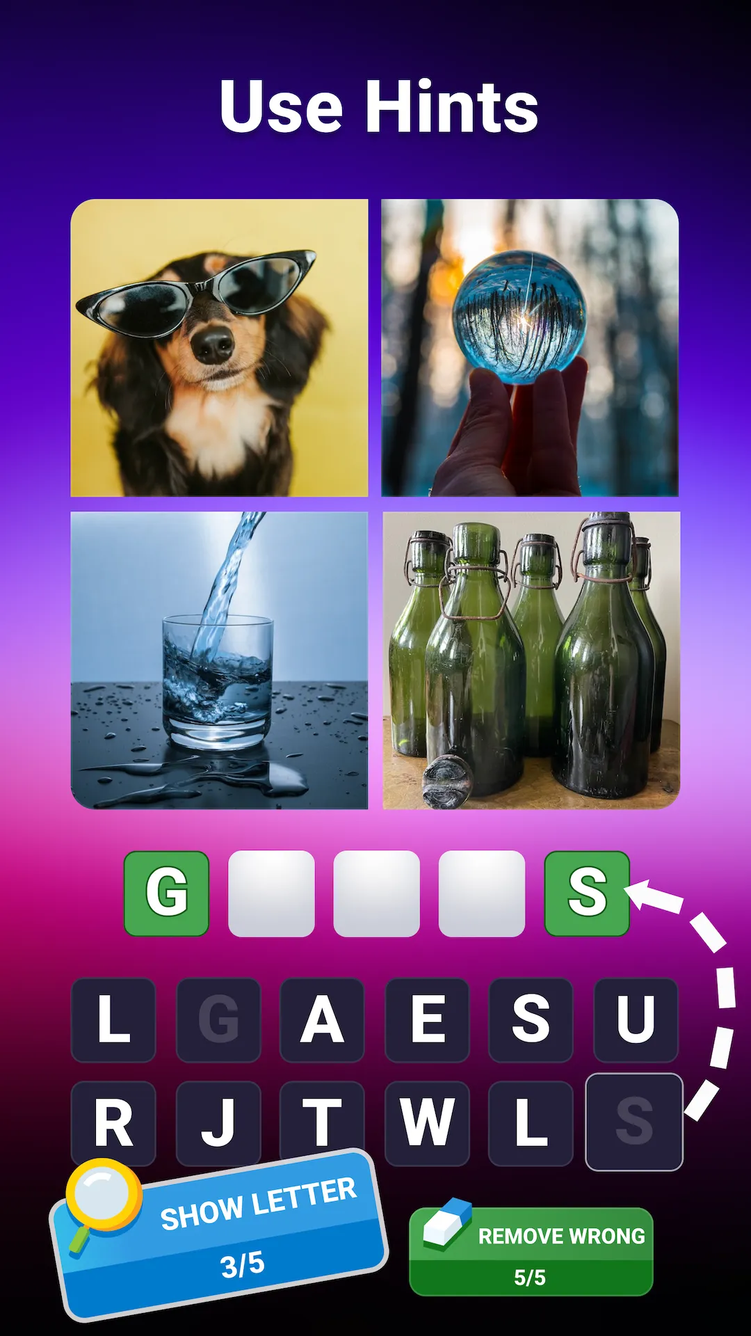 4 Pics: Guess the Word. Logic | Indus Appstore | Screenshot