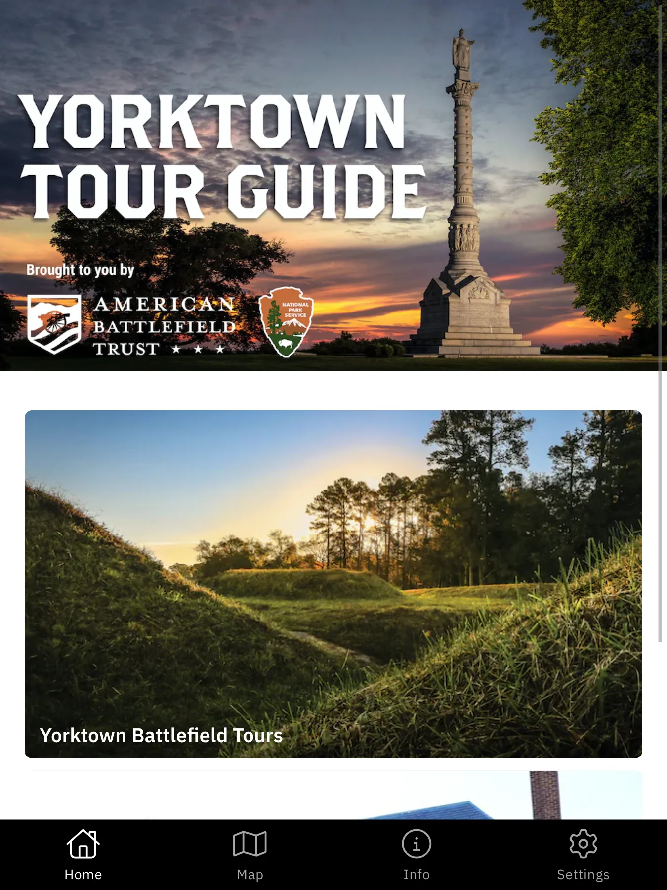 Yorktown Tour Guide | Indus Appstore | Screenshot