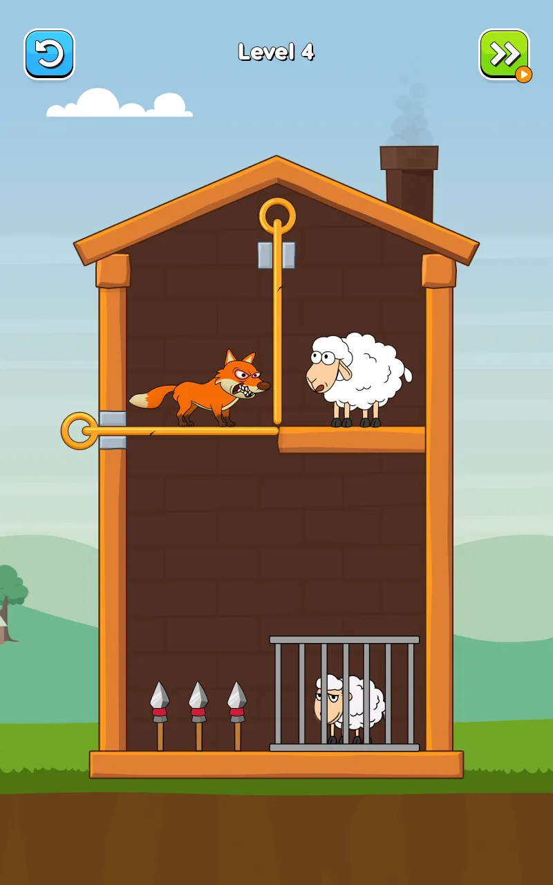 Hero Sheep-Pin Pull Save Sheep | Indus Appstore | Screenshot