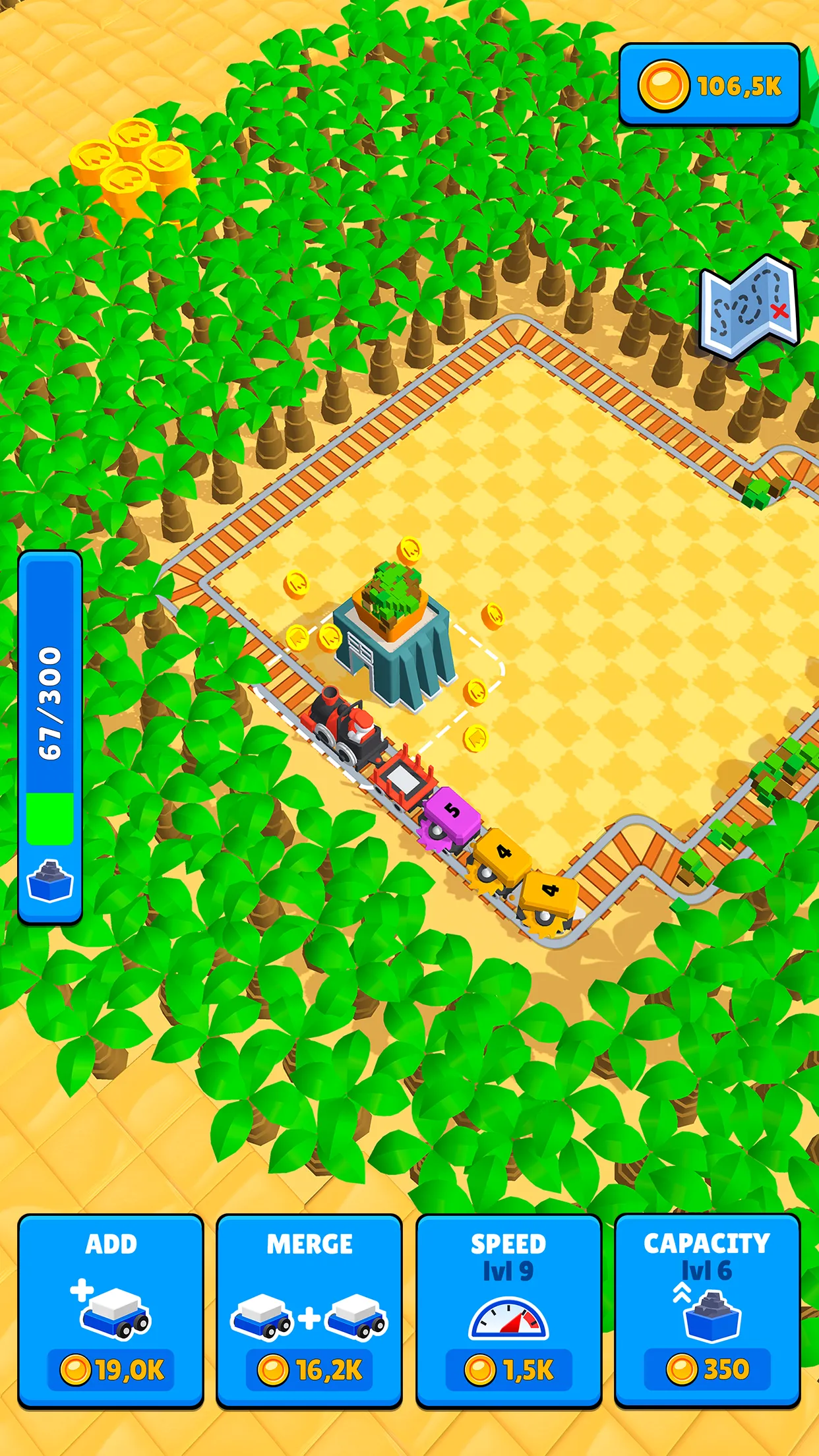 Train Miner: Idle Railway Game | Indus Appstore | Screenshot