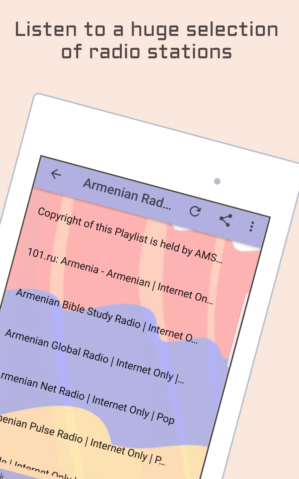 Armenian Radio Music & News | Indus Appstore | Screenshot