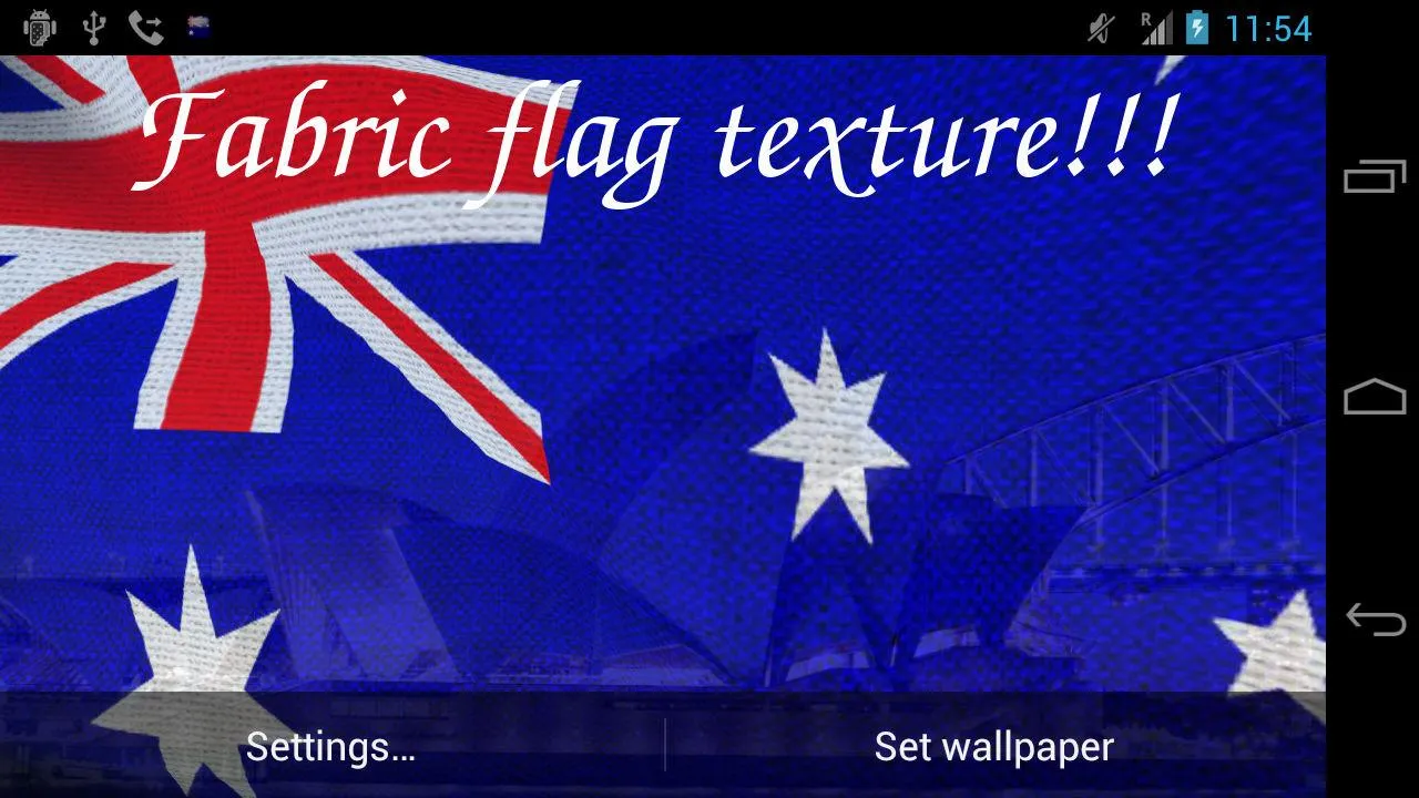 Australia Flag Live Wallpaper | Indus Appstore | Screenshot