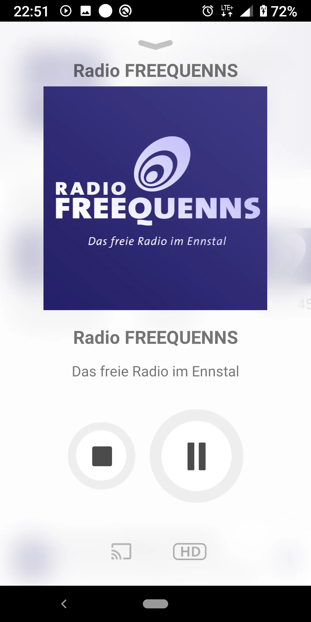 Radio FREEQUENNS | Indus Appstore | Screenshot