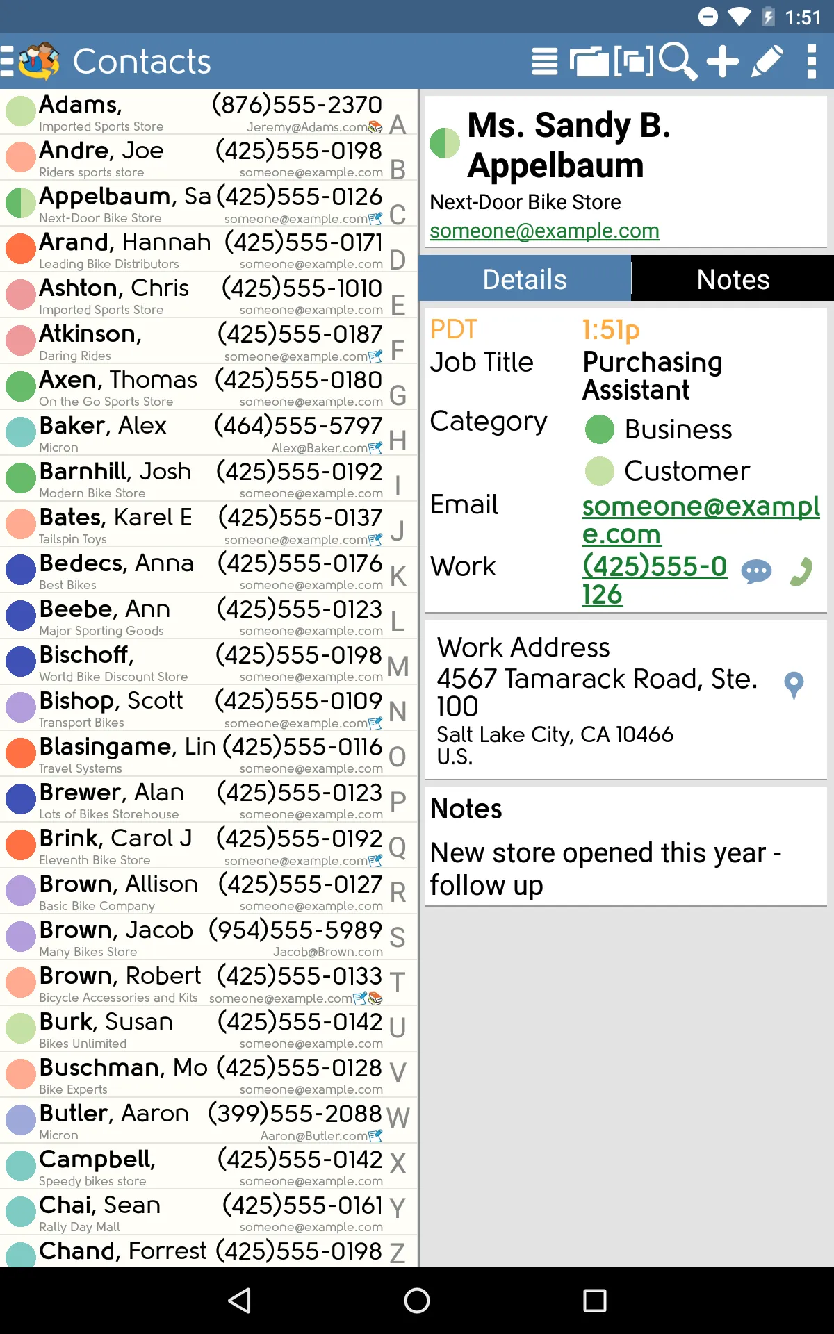 DejaOffice CRM with PC Sync | Indus Appstore | Screenshot