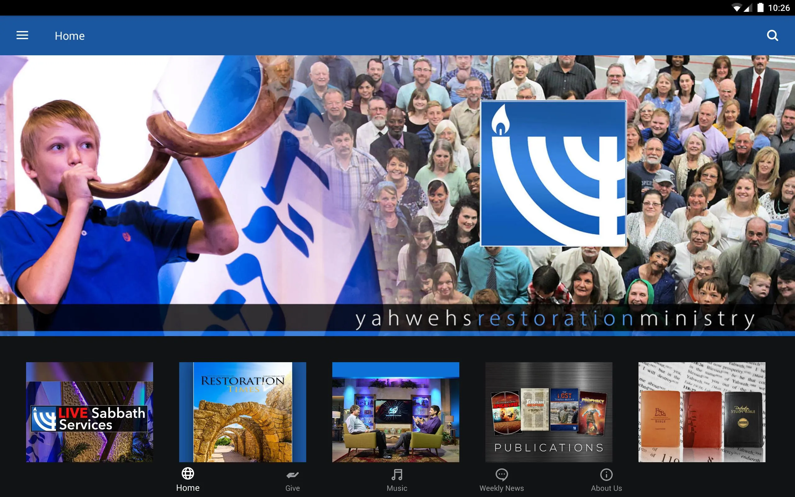 Yahweh's Restoration Ministry | Indus Appstore | Screenshot