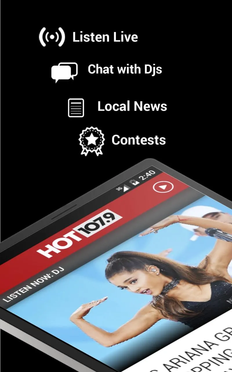 HOT 107.9 (KHXT) | Indus Appstore | Screenshot