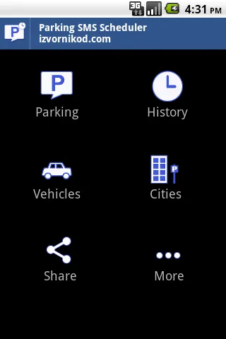 Parking SMS Scheduler | Indus Appstore | Screenshot