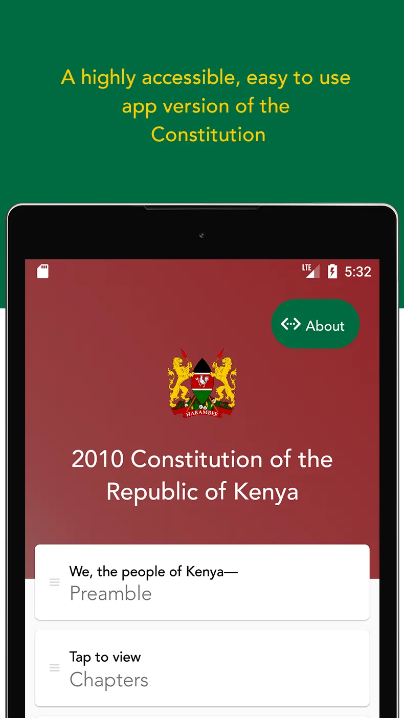 The 2010 Constitution of Kenya | Indus Appstore | Screenshot