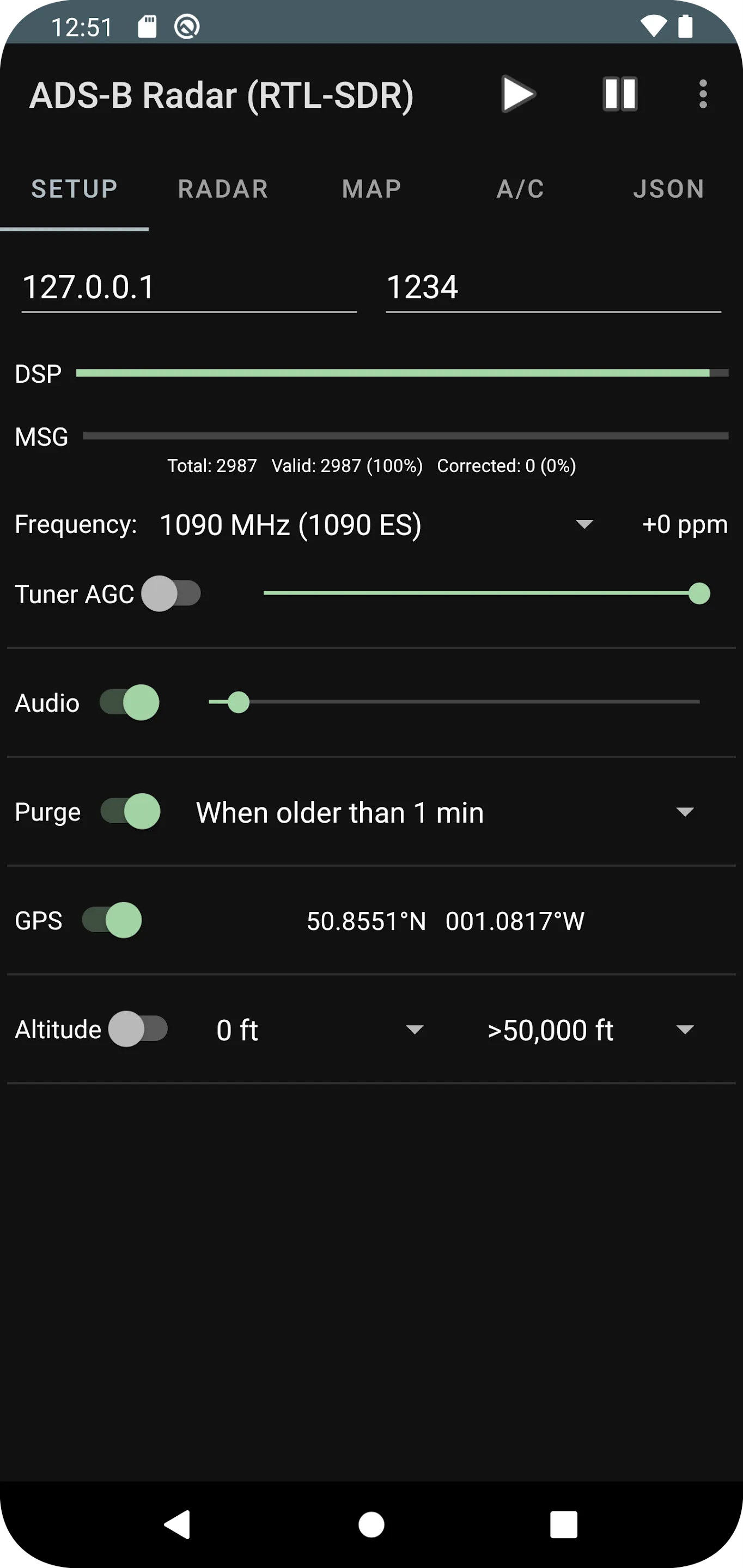 ADS-B Radar (RTL-SDR) | Indus Appstore | Screenshot