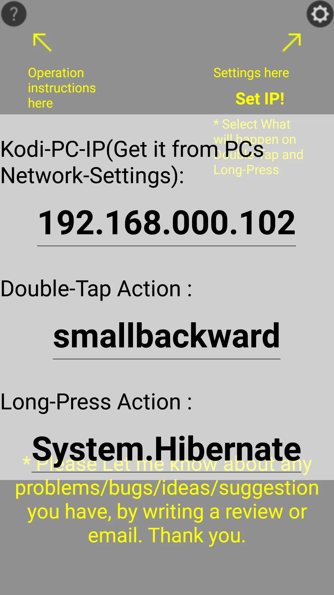 Simple remote 4 Kodi by swipes | Indus Appstore | Screenshot