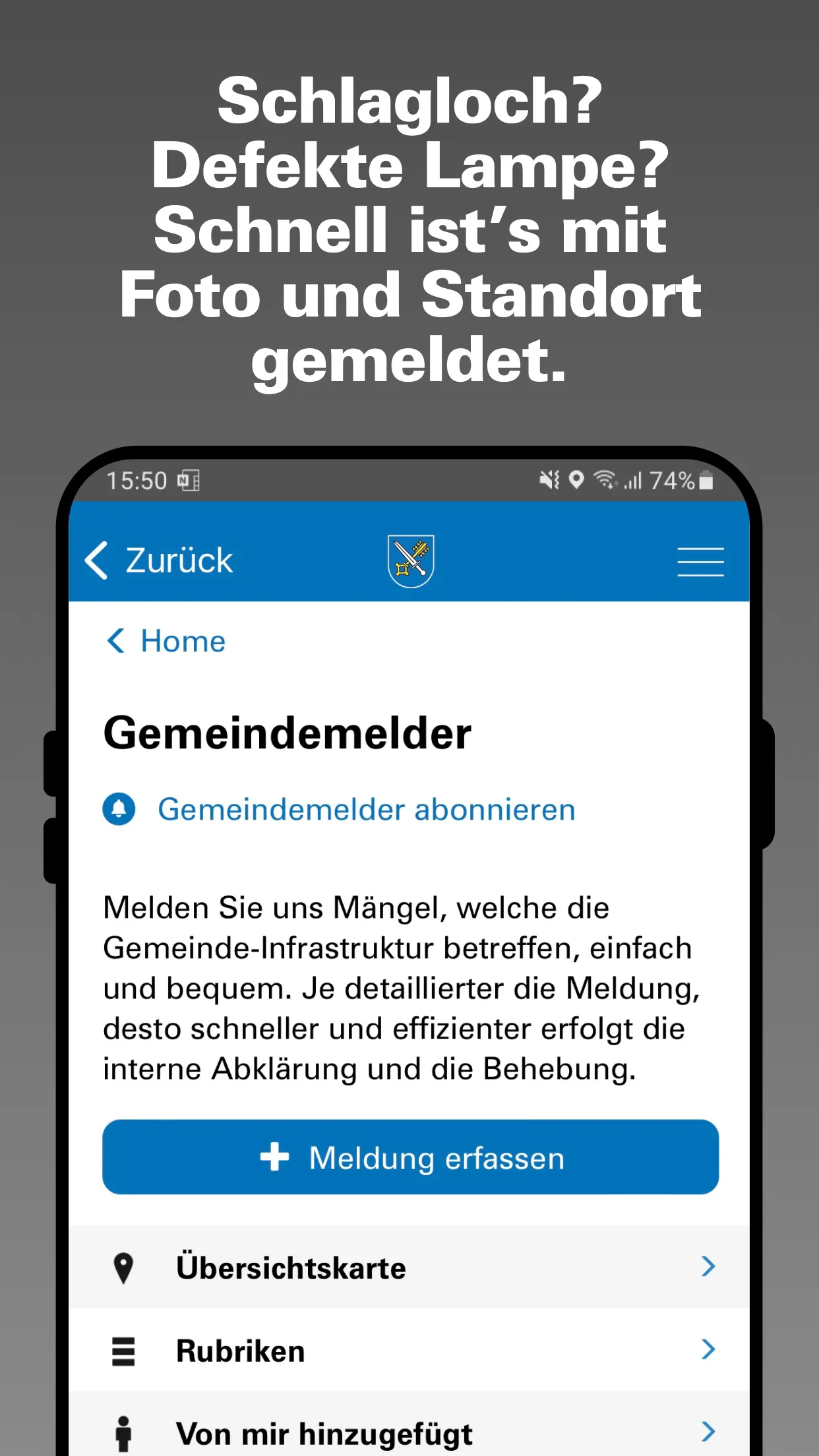 Gemeinde Allschwil | Indus Appstore | Screenshot