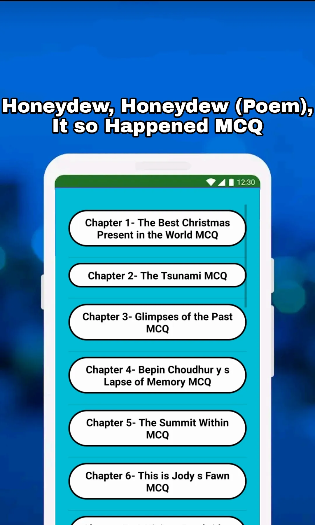 8th Class English Solution MCQ | Indus Appstore | Screenshot