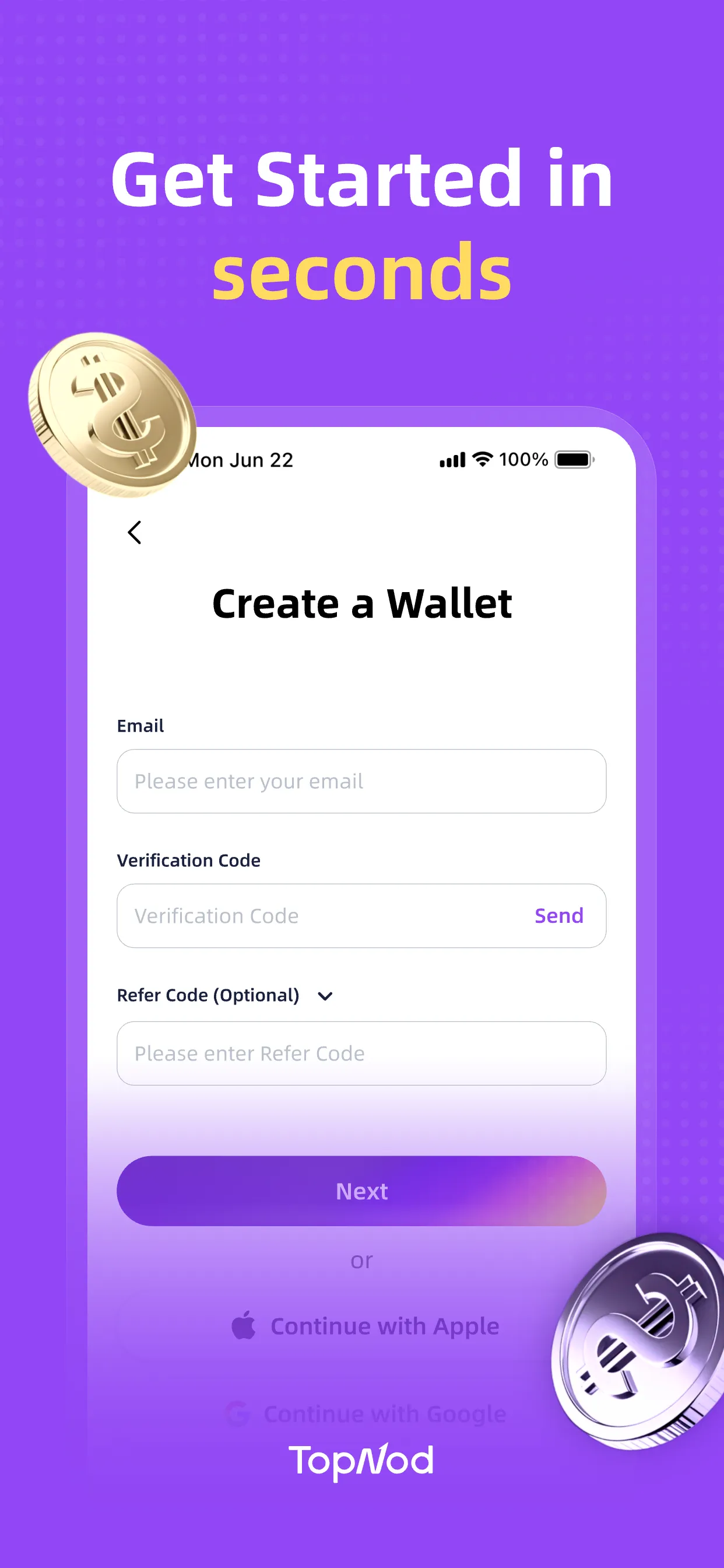 TopNod: Buy Eth, Sol & RWAs | Indus Appstore | Screenshot