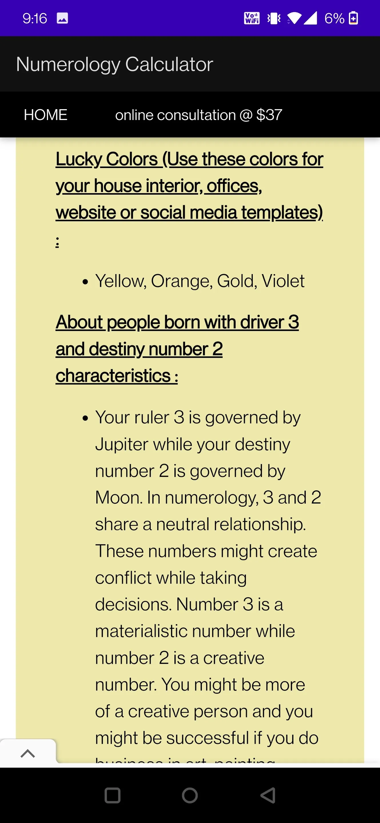 Numerology Calculator App | Indus Appstore | Screenshot