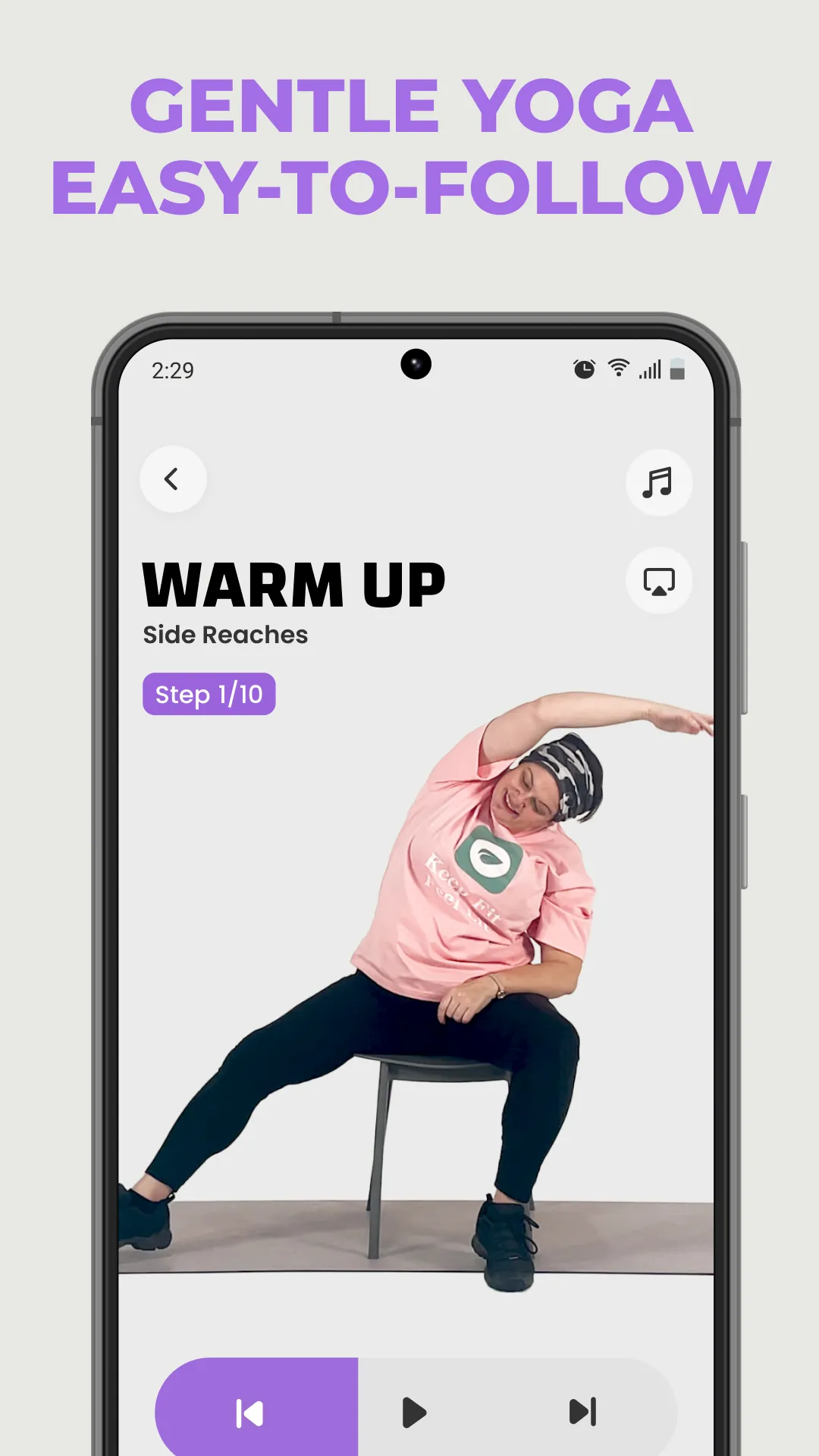 Chair Yoga for Seniors-EasyFIT | Indus Appstore | Screenshot