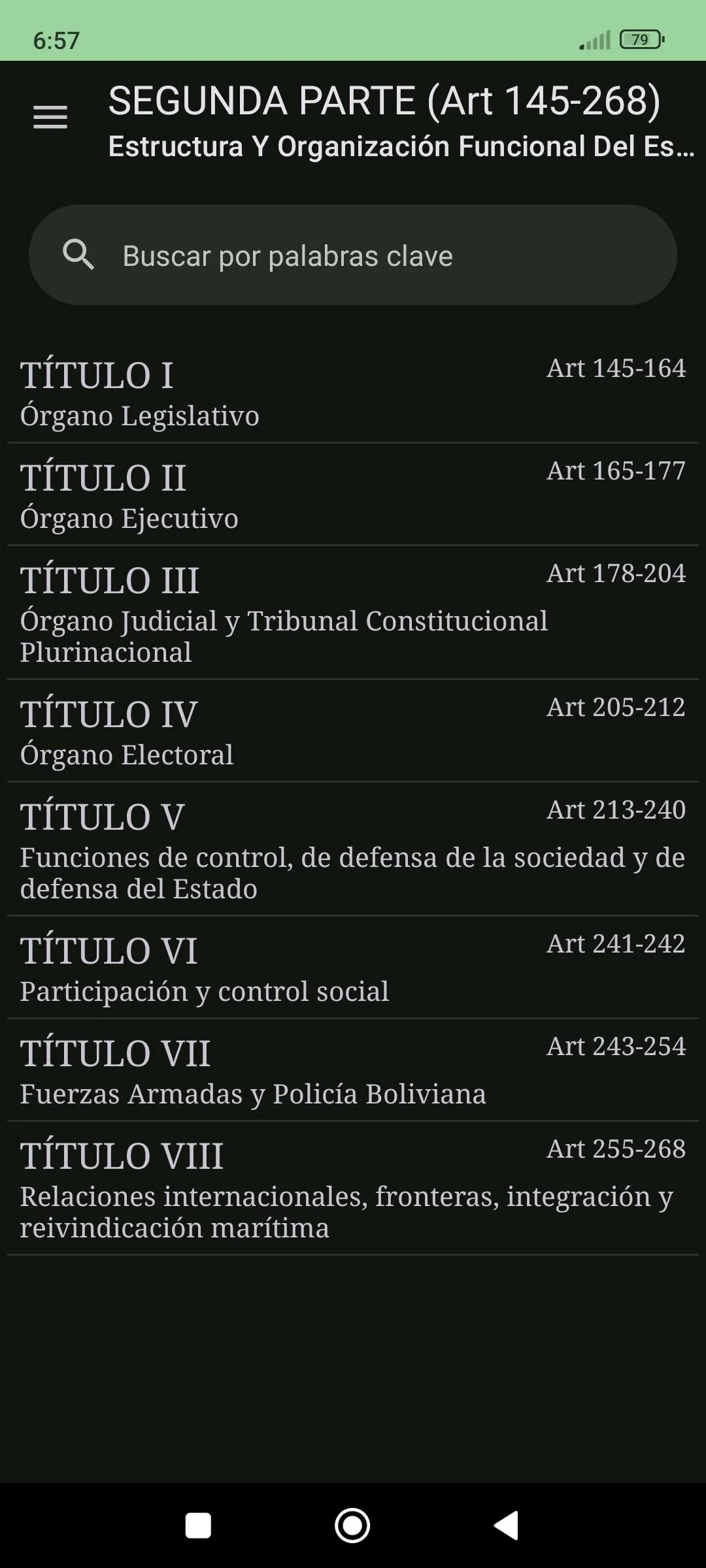 Constitución de Bolivia | Indus Appstore | Screenshot