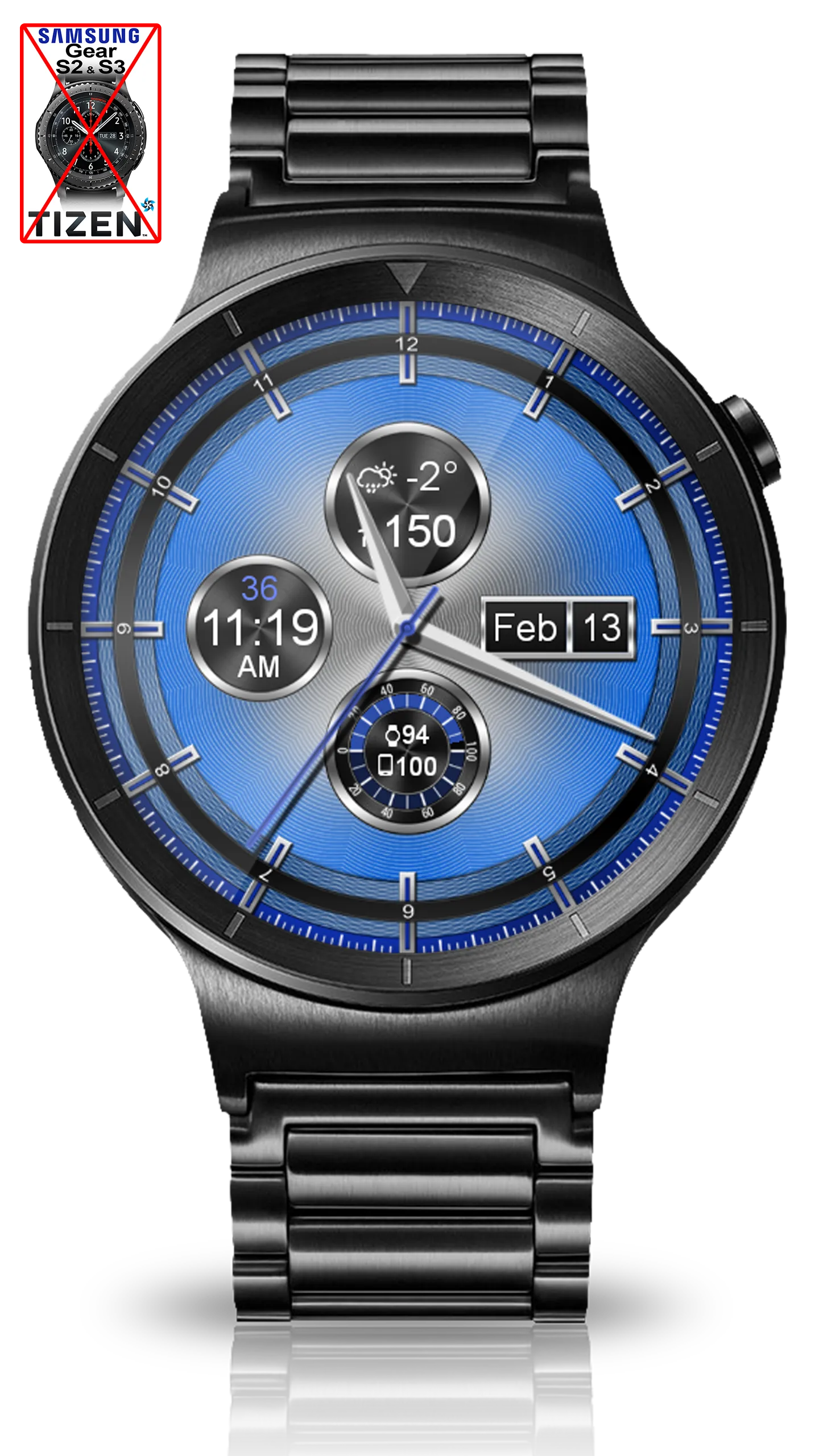 Sleek Sheen HD Watch Face | Indus Appstore | Screenshot