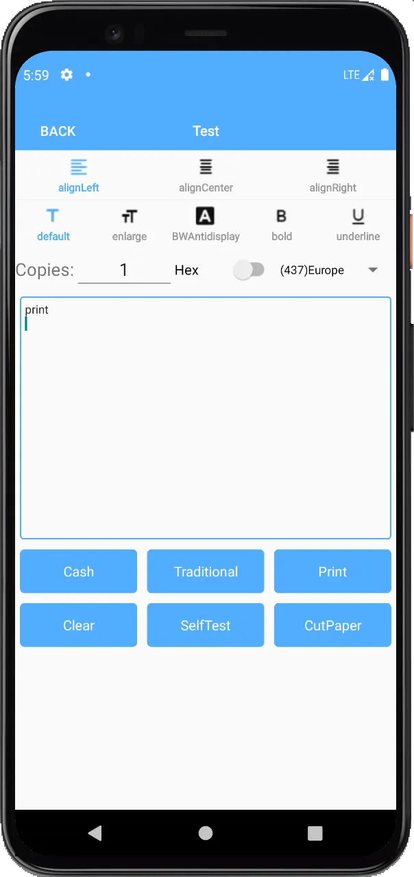 ZywellPrinter | Indus Appstore | Screenshot