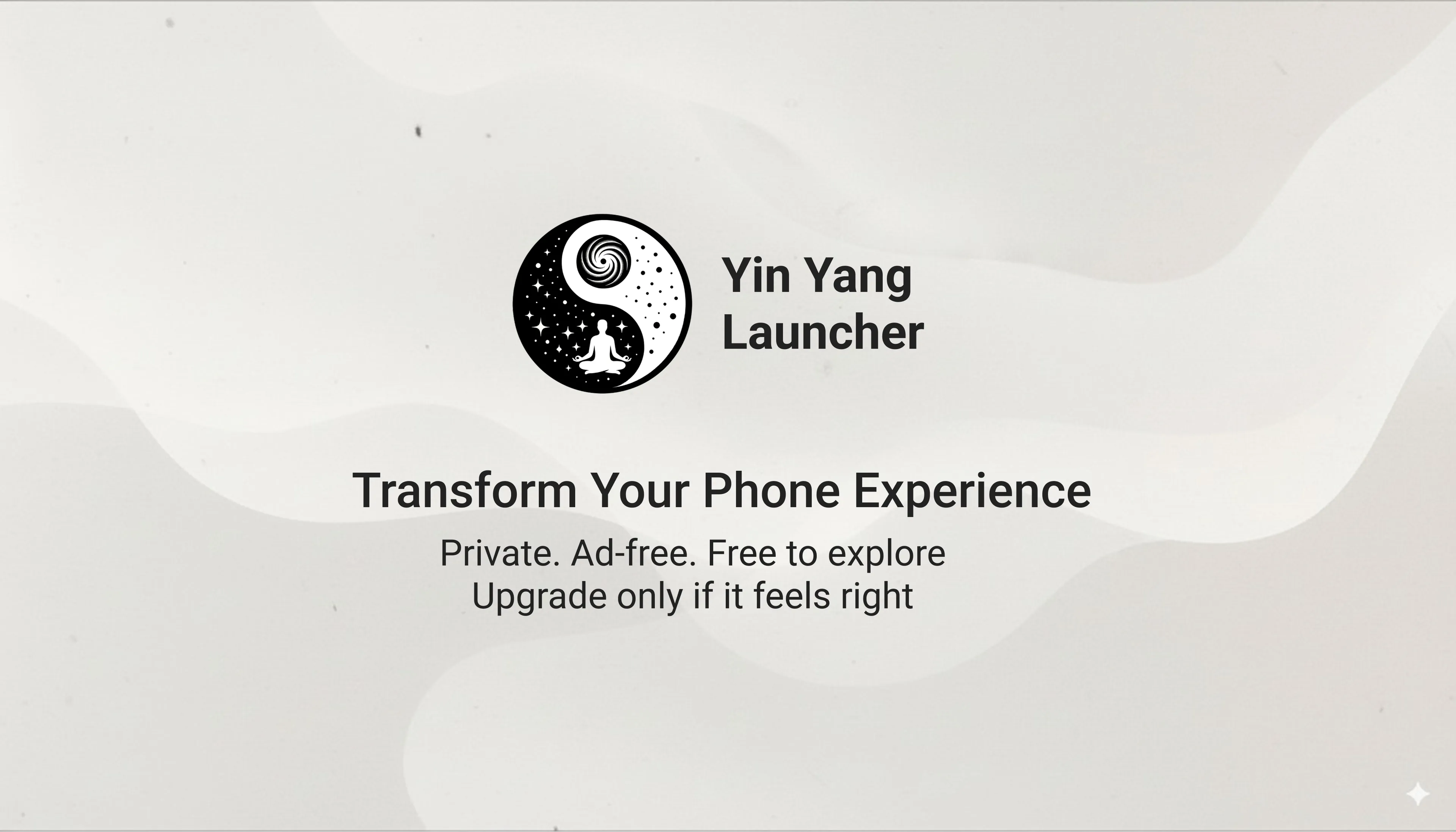 Yin Yang Minimalist Launcher | Indus Appstore | Screenshot
