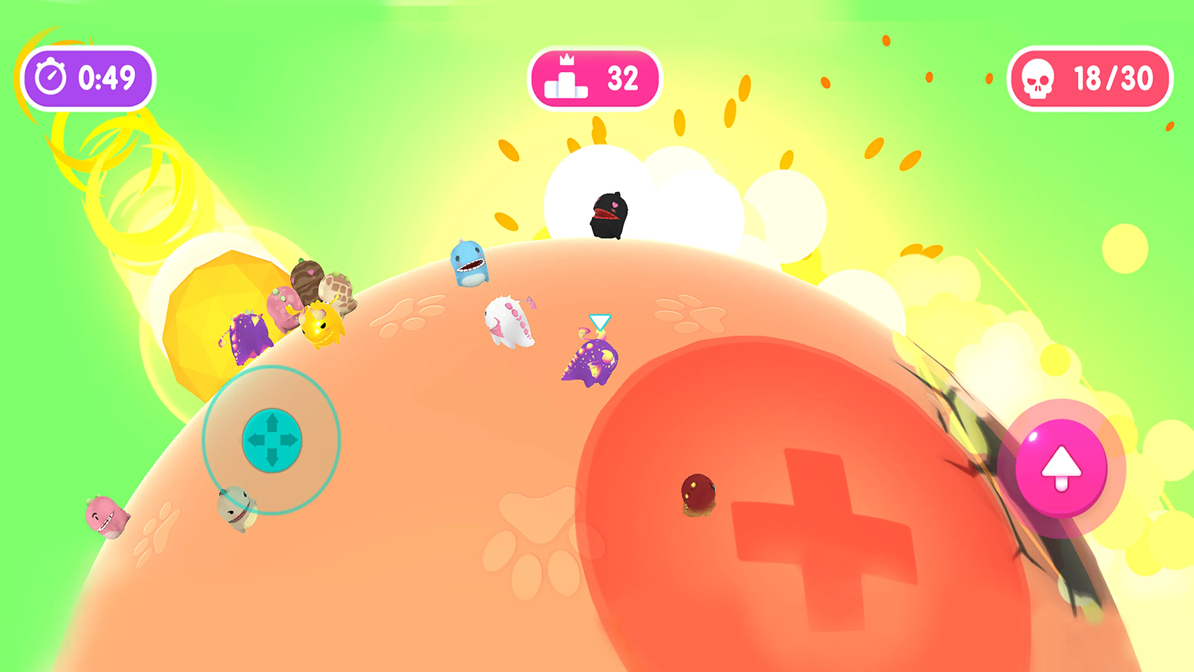 Fall.io - Race of Dino | Indus Appstore | Screenshot